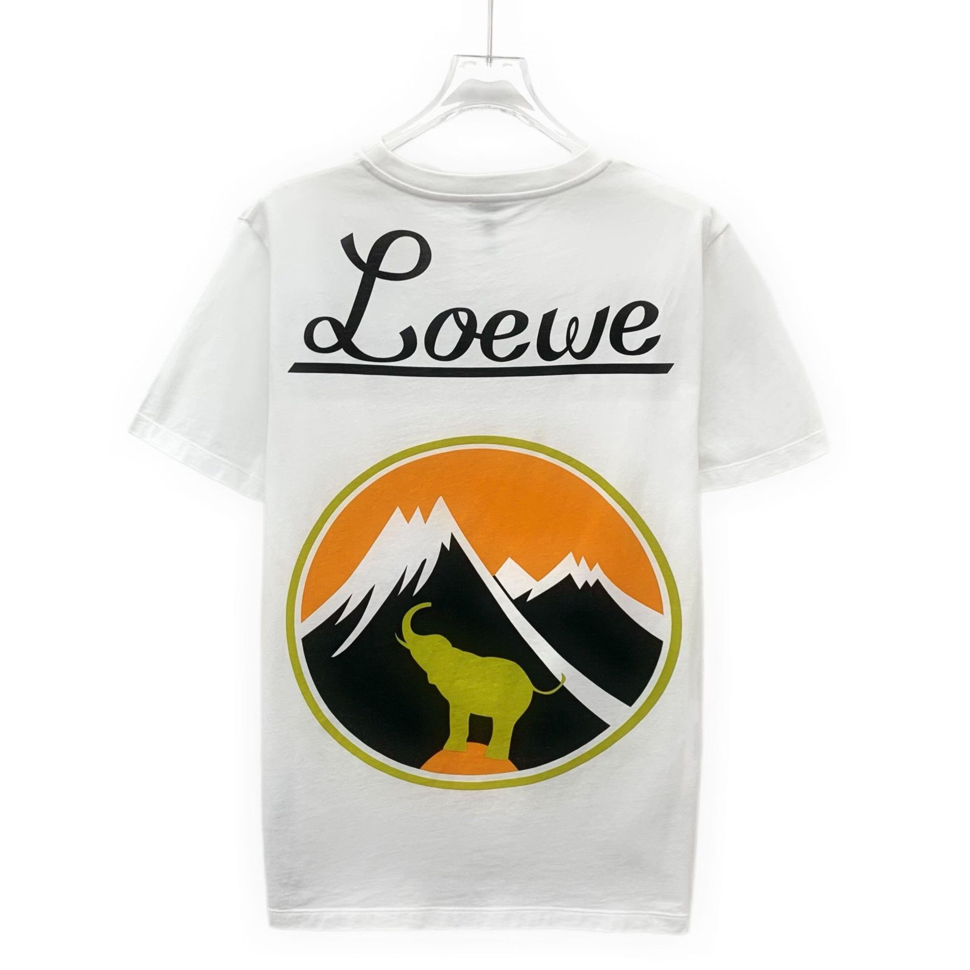 Loewe Loewe White Logo Snow Mountain Print T-shirt Size US L / EU 52-54 / 3 - 2 Thumbnail