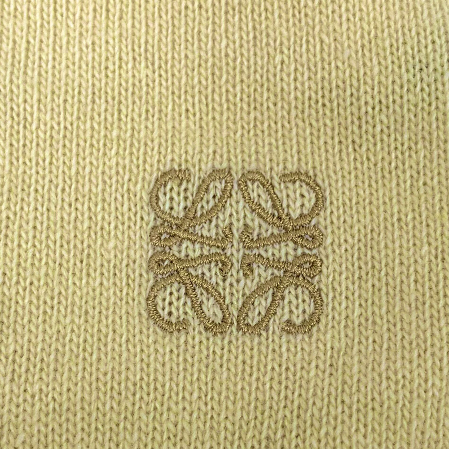Loewe Loewe Yellow Logo Embroidered Wool Sweater Size XS / US 0-2 / IT 36-38 - 5 Thumbnail