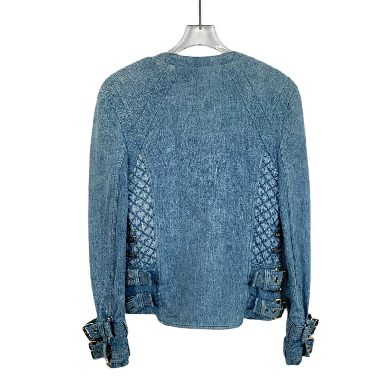 Balmain Balmain Blue Gold Button Denim Jacket Size XS / US 0-2 / IT 36-38 - 2 Thumbnail