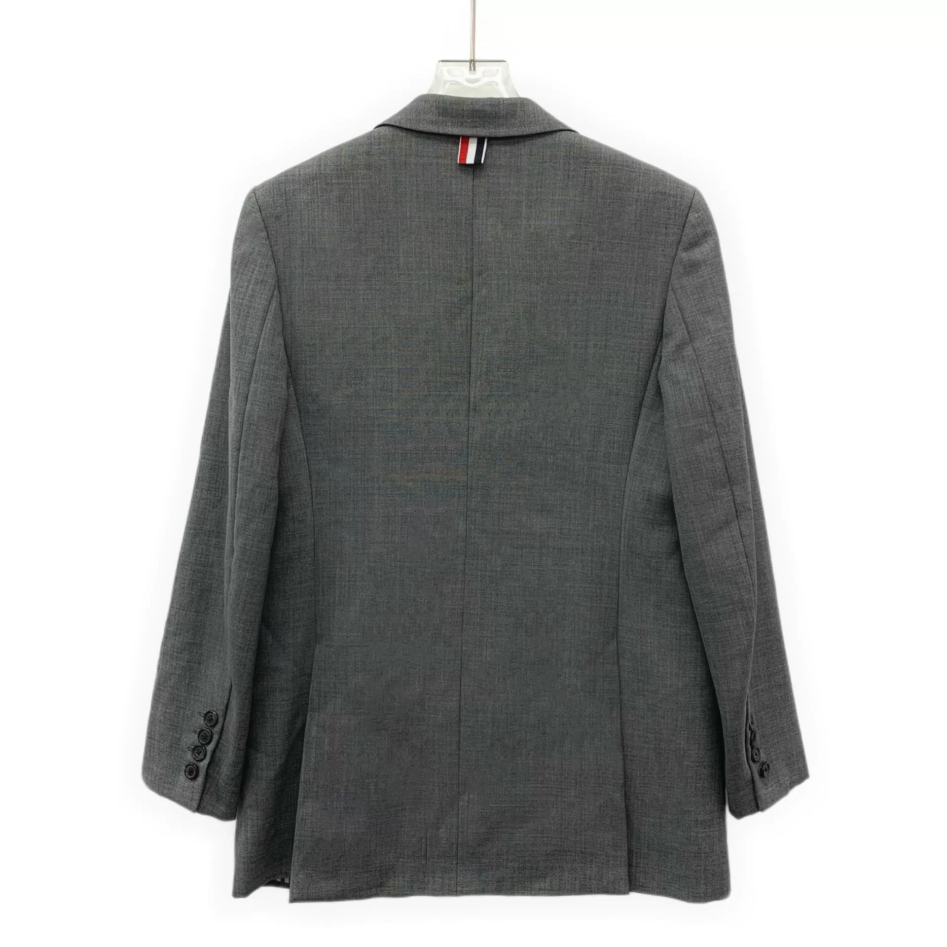 Thom Browne Thom Browne Gray Wool Lapel Suit Jacket Size US XS / EU 42 / 0 - 2 Thumbnail