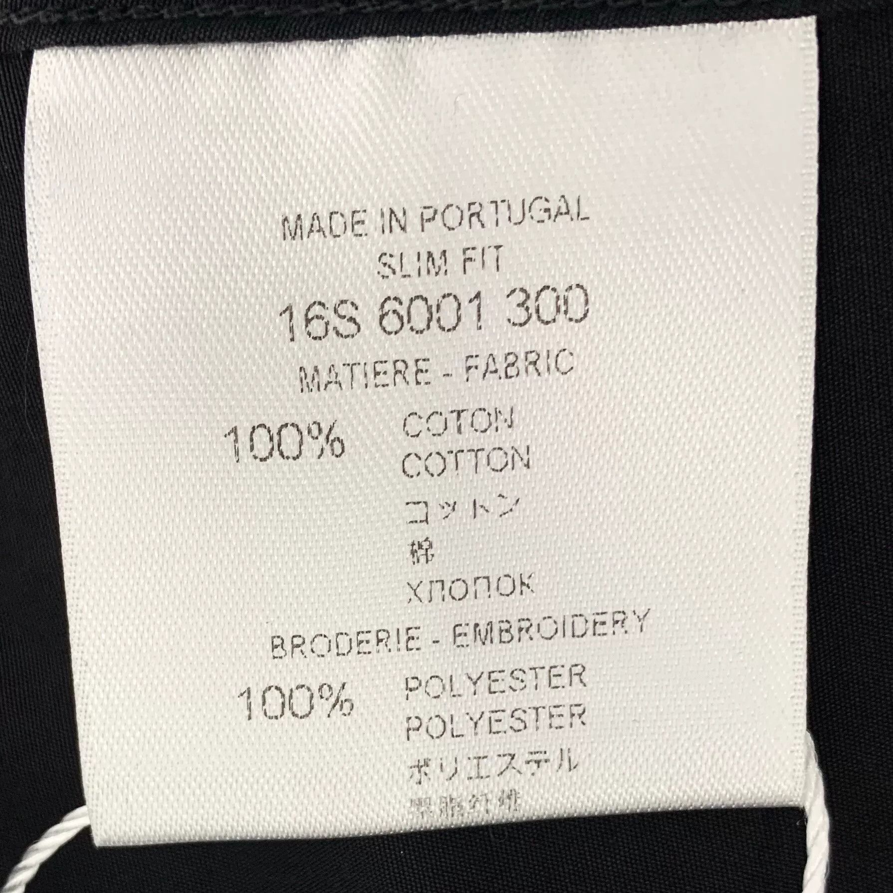 Givenchy Givenchy Black Star Embroidery Cotton Shirt Size US M / EU 48-50 / 2 - 6 Thumbnail