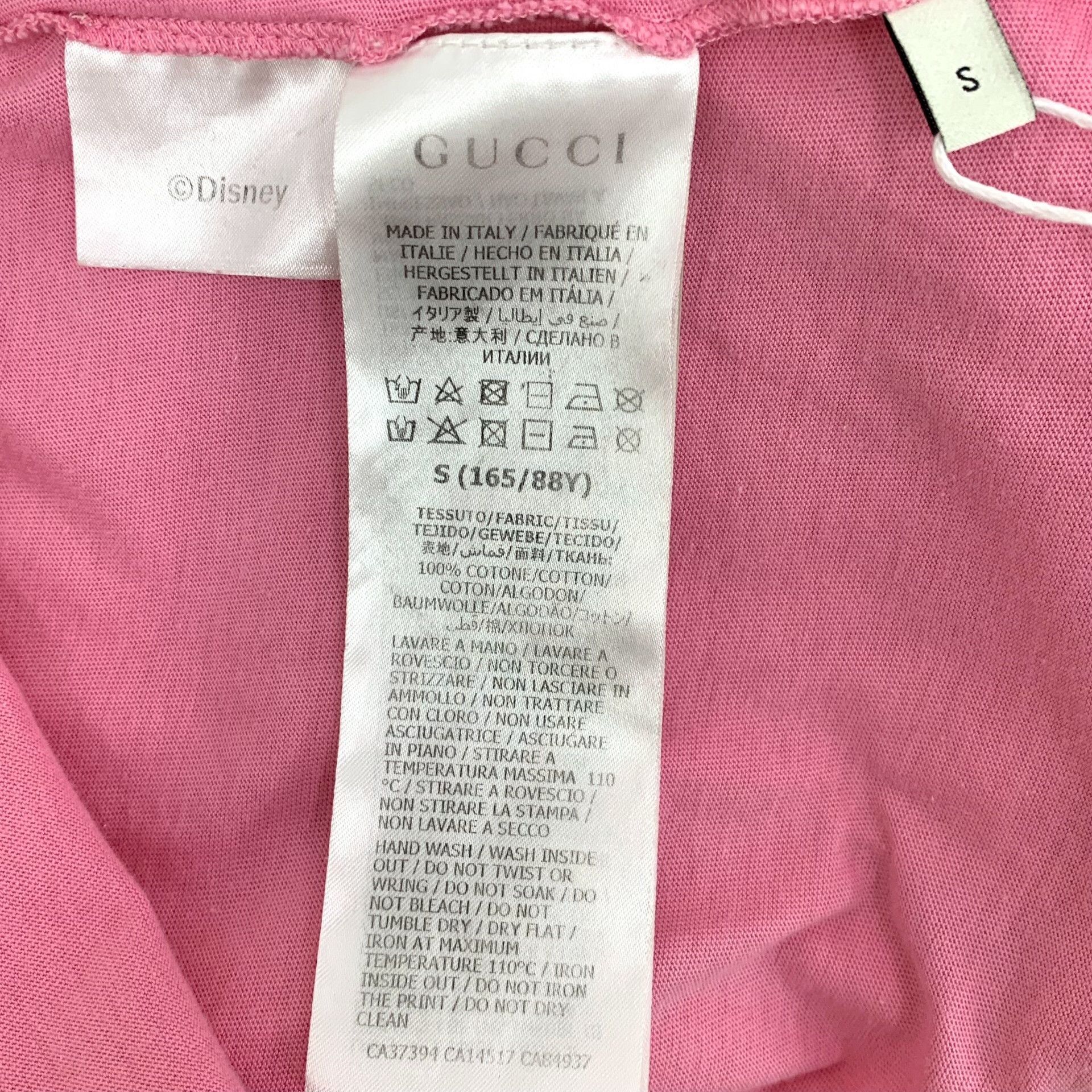 Gucci Gucci x Disney Mickey Mouse Pink T-shirt Size S / US 4 / IT 40 - 7 Thumbnail