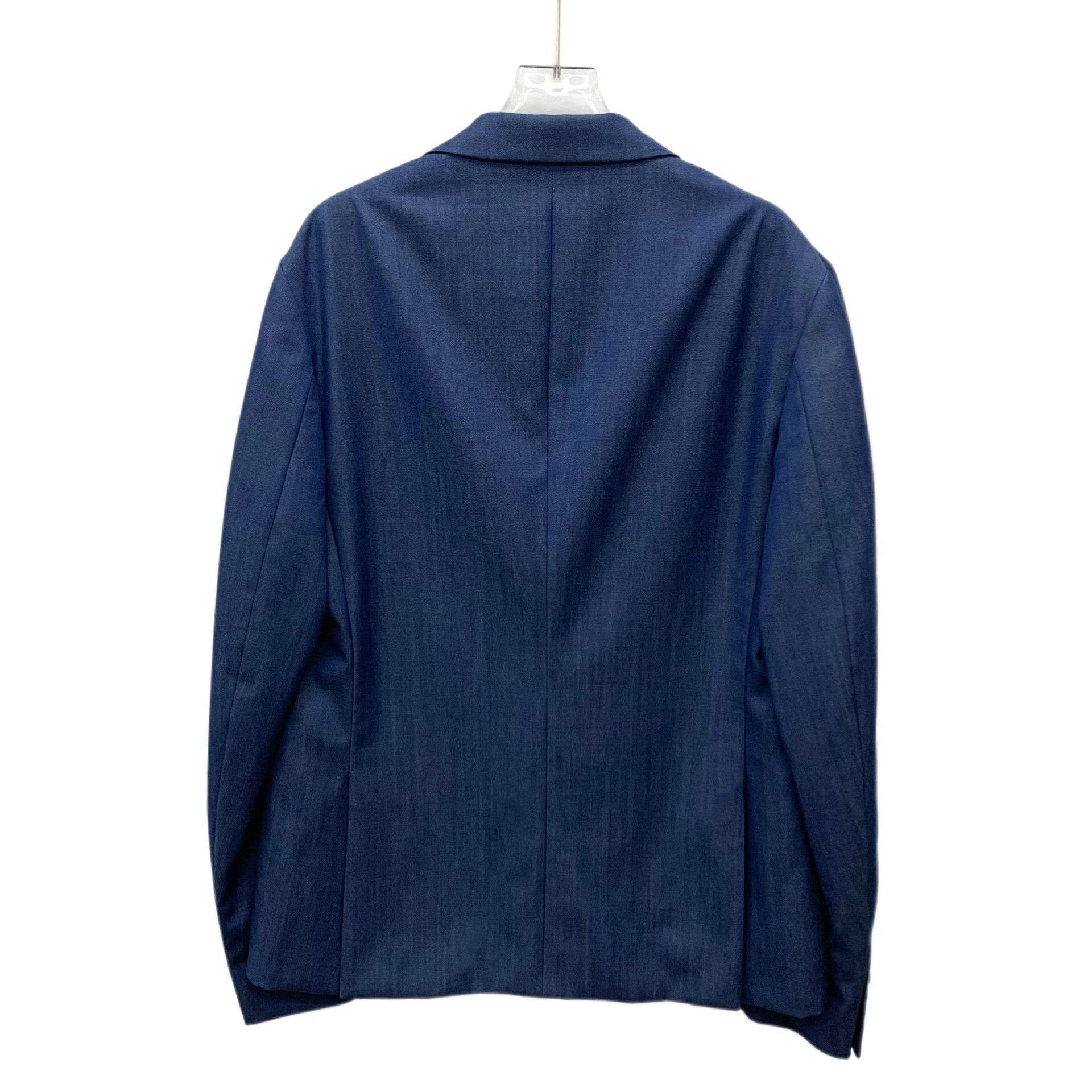 Prada Prada Navy Wool Lapel Single-Breasted Suit Size US L / EU 52-54 / 3 - 3 Thumbnail