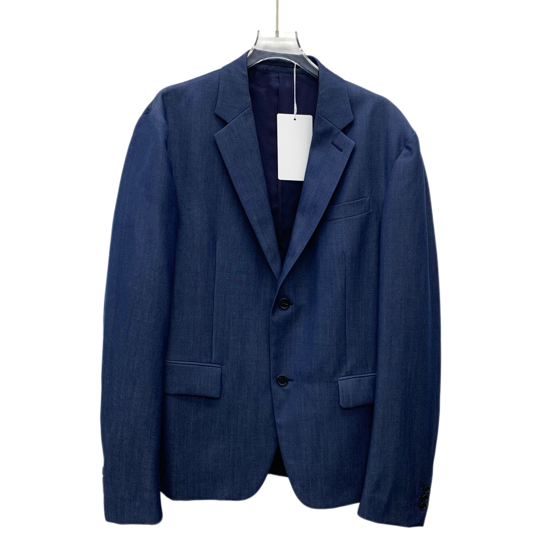 Prada Prada Navy Wool Lapel Single-Breasted Suit Size US L / EU 52-54 / 3 - 2 Thumbnail