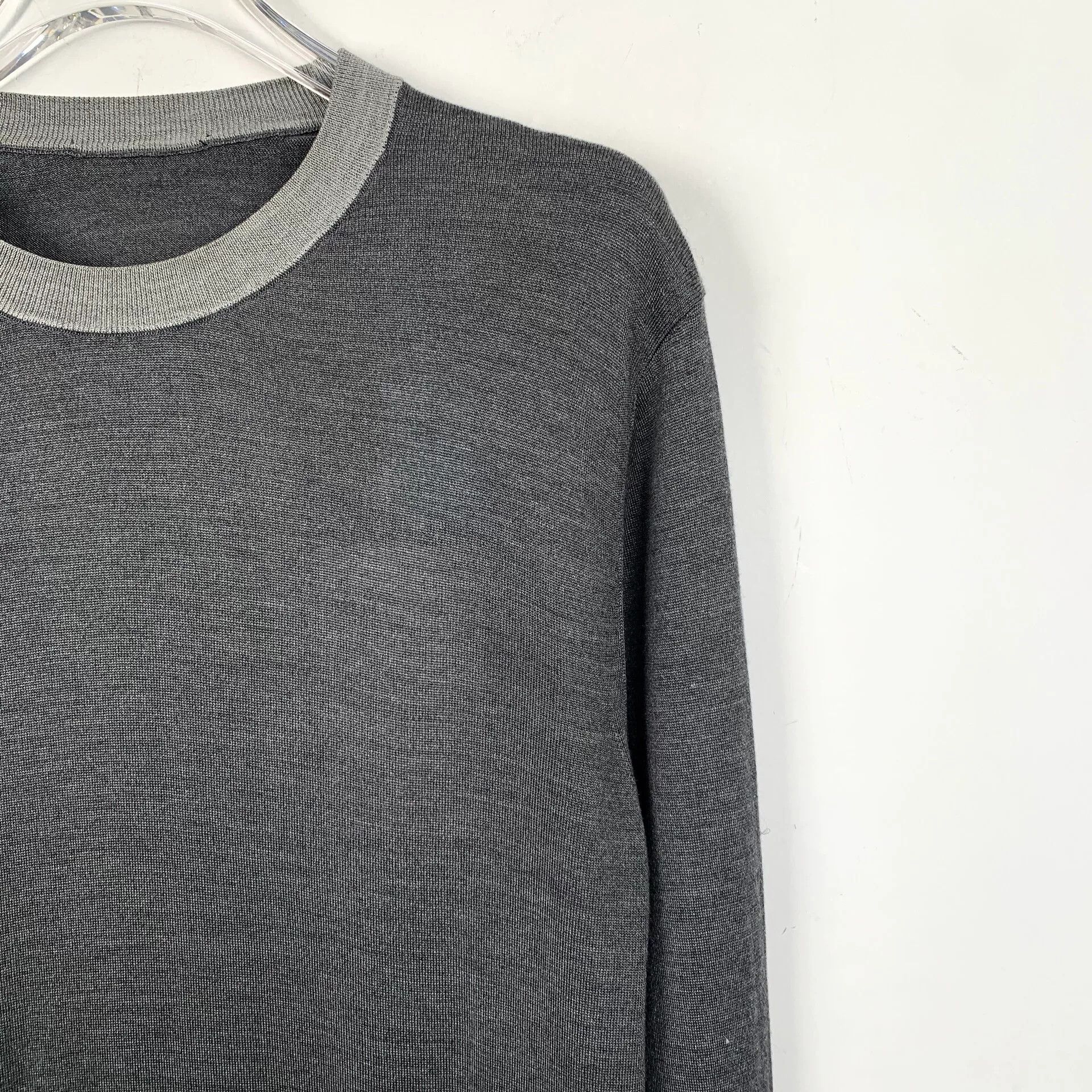 Dolce & Gabbana Dolce&Gabbana Gray Silk Crewneck Sweater Size US S / EU 44-46 / 1 - 3 Thumbnail
