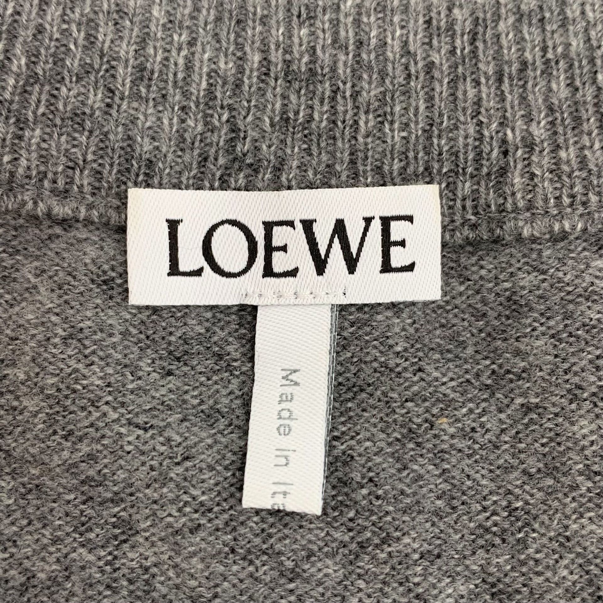 Loewe Loewe Colorblock Logo Wool Crewneck Sweater Size US L / EU 52-54 / 3 - 6 Thumbnail