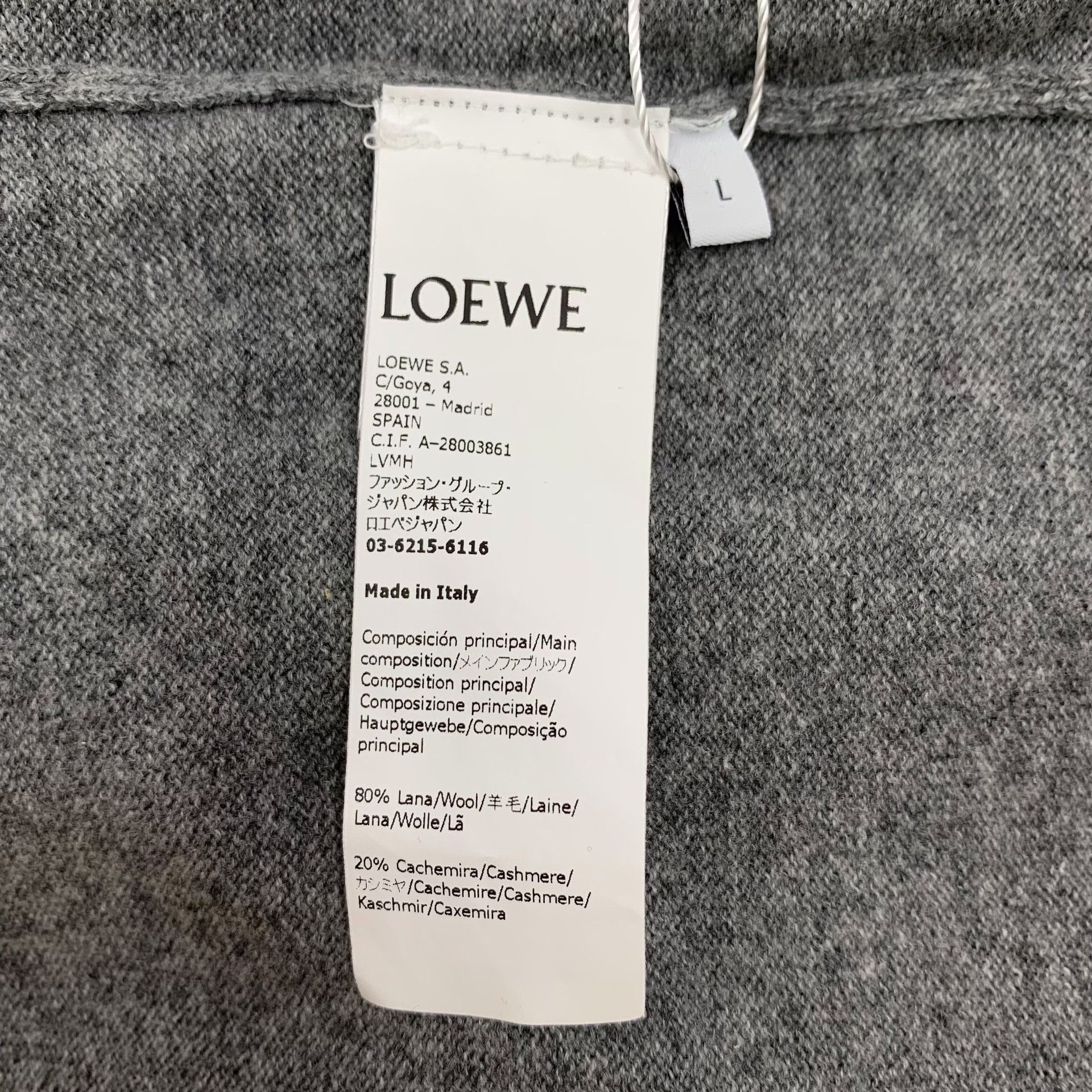Loewe Loewe Colorblock Logo Wool Crewneck Sweater Size US L / EU 52-54 / 3 - 7 Thumbnail