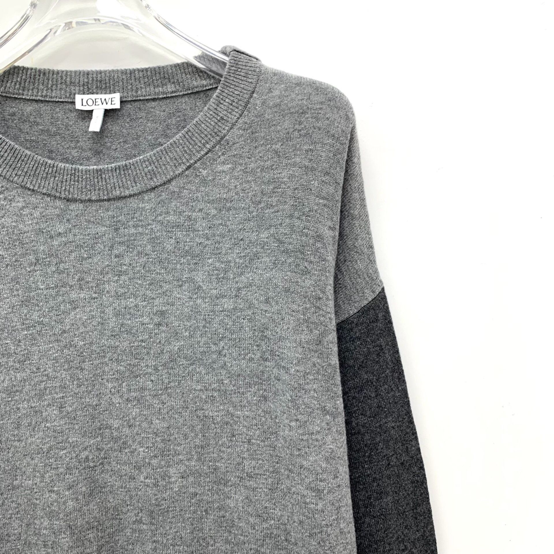 Loewe Loewe Colorblock Logo Wool Crewneck Sweater Size US L / EU 52-54 / 3 - 3 Thumbnail