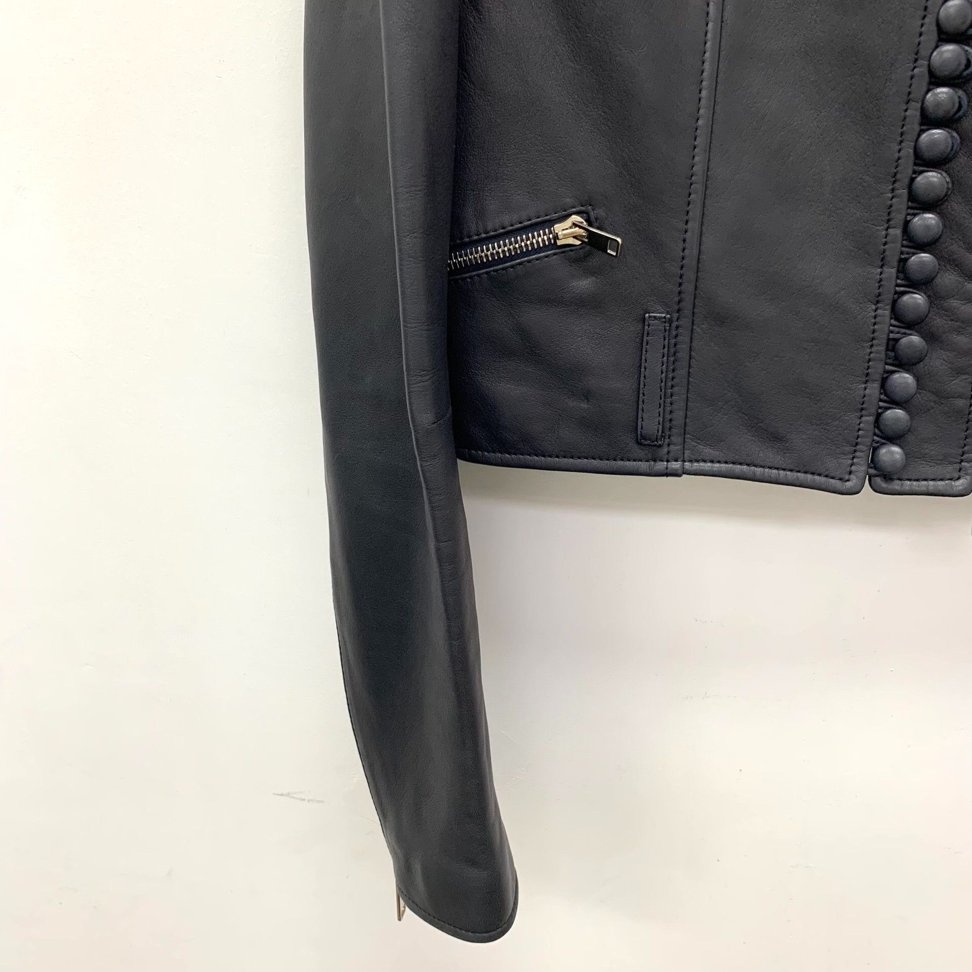 Dior Dior Black Sheepskin Leather Jacket Size XS / US 0-2 / IT 36-38 - 4 Thumbnail