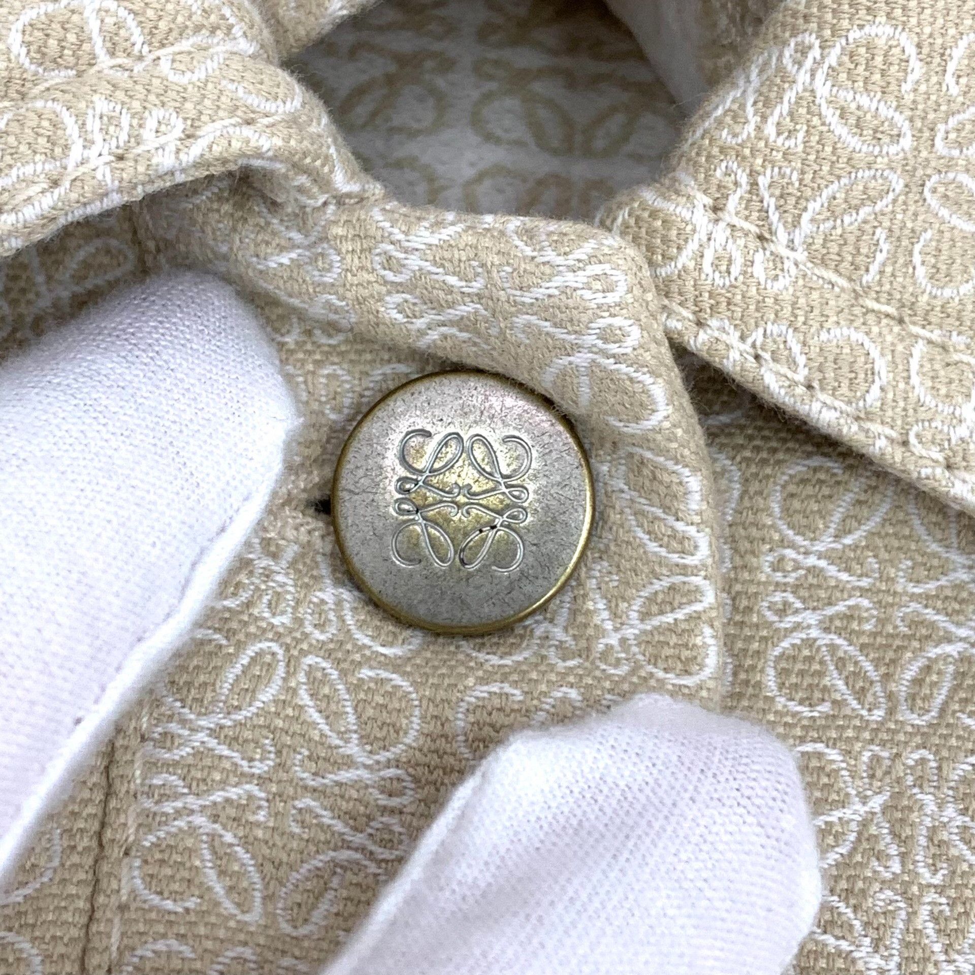 Loewe Loewe Logo Print Cotton Lapel Jacket Size US L / EU 52-54 / 3 - 8 Thumbnail