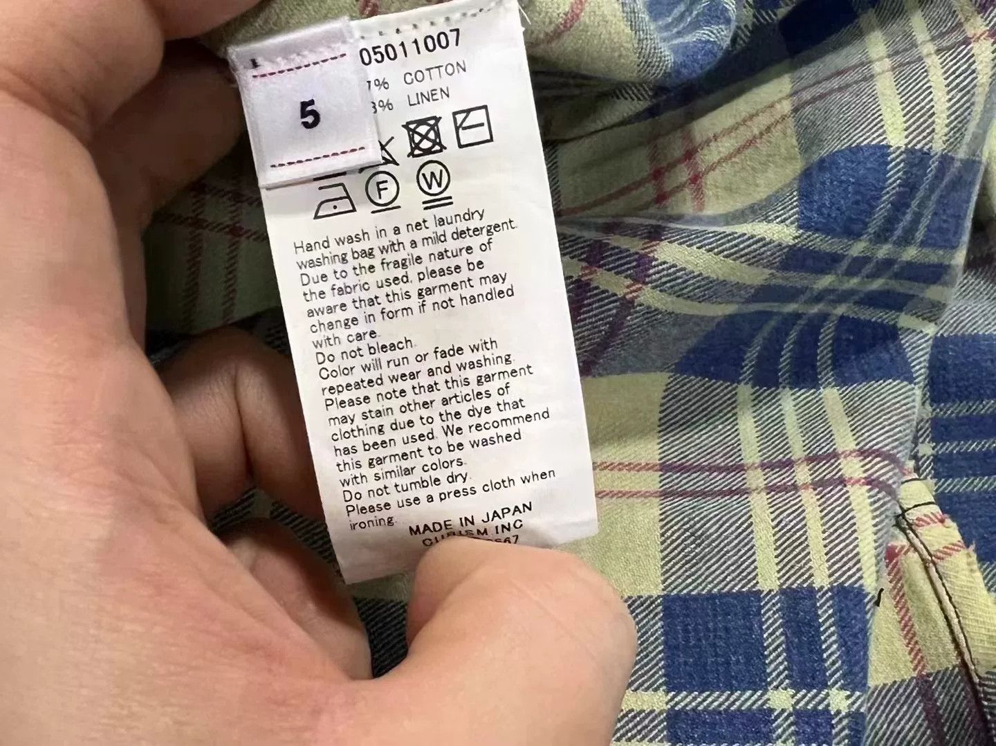 Visvim VISVIM 21AW Lumber Check L/S Crash Size US XXL / EU 58 / 5 - 6 Thumbnail