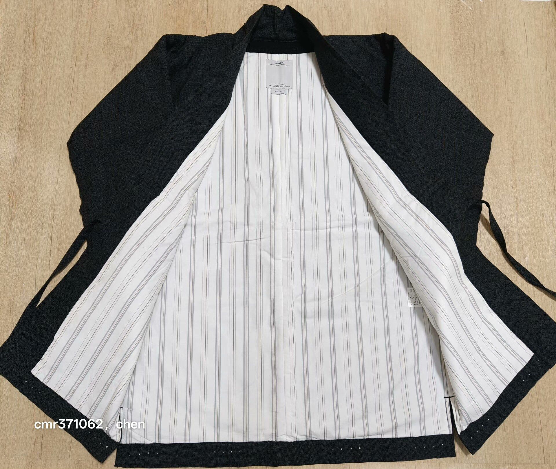 Visvim visvim 16AW Dotera Wool Stripe Coat Size US M / EU 48-50 / 2 - 4 Thumbnail