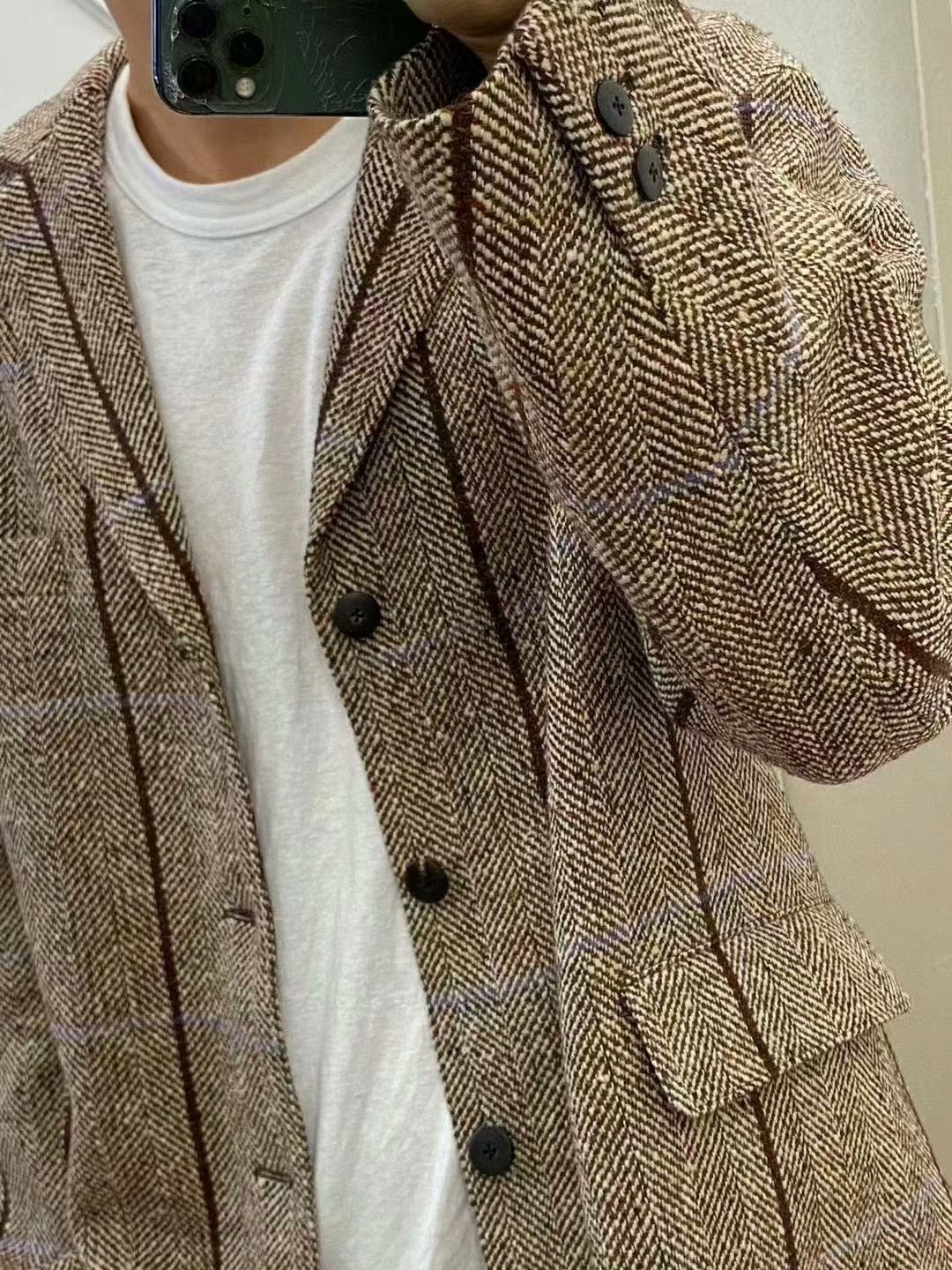 Visvim VISVIM 23AW YARDBIRD HERRINGBONE JKT Size US L / EU 52-54 / 3 - 9 Thumbnail