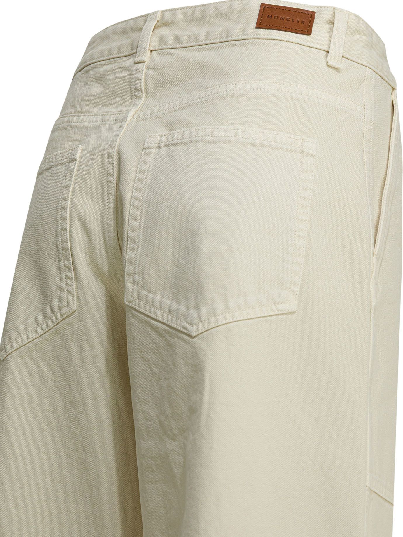 Moncler Moncler Cotton Wide Pants tag size 38 Women - USA Duties Paid Size 26" / US 2 / IT 38 - 3 Thumbnail