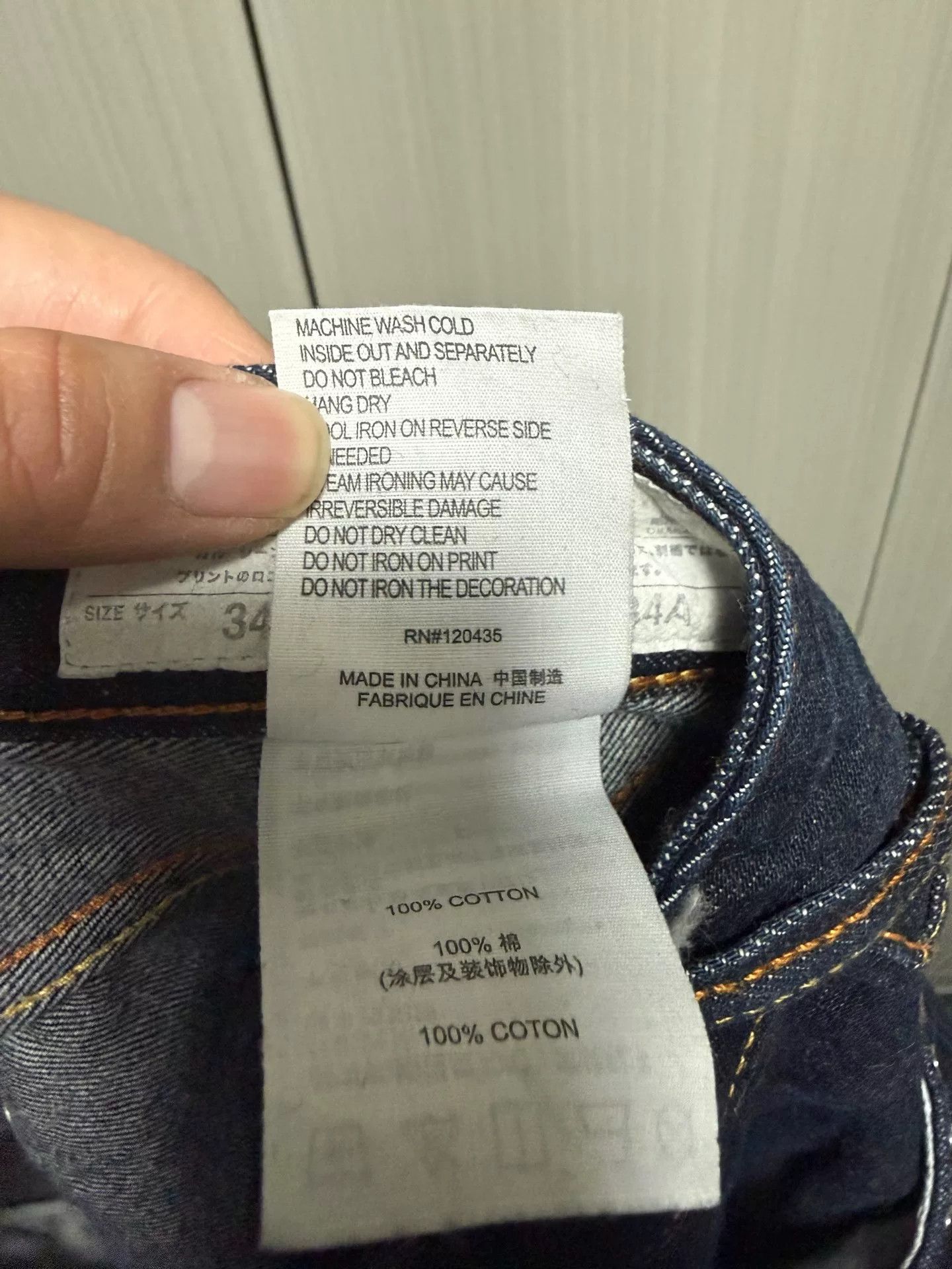 Evisu Evisu Denim Orange Denim Jeans 34 Men Size US 34 / EU 50 - 6 Thumbnail