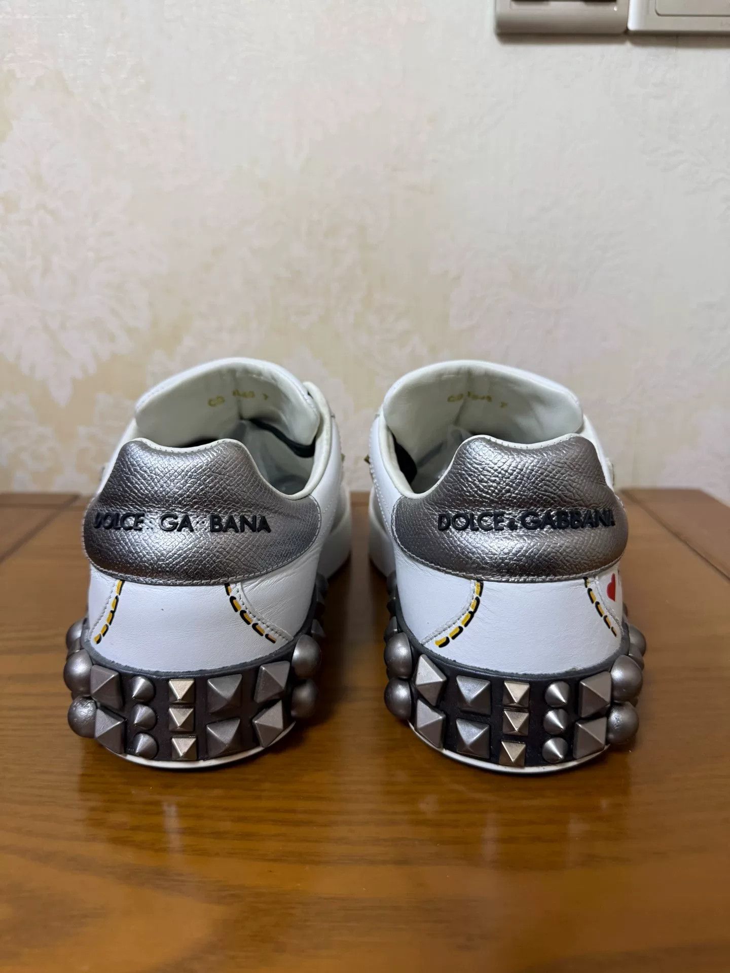 Dolce & Gabbana Dolce & Gabbana White Lowtop Sneakers 8 Men Size US 8 / EU 41 - 3 Thumbnail