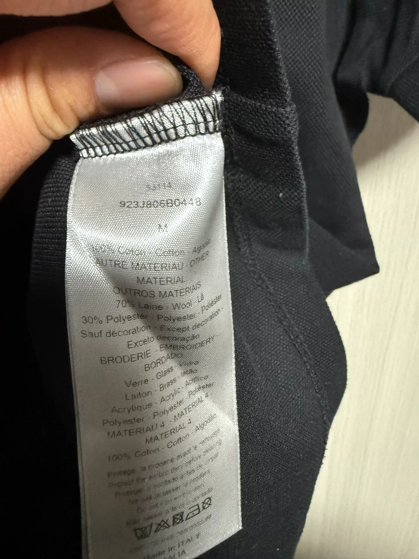 Dior Dior Black Polo m Men Size US M / EU 48-50 / 2 - 4 Thumbnail