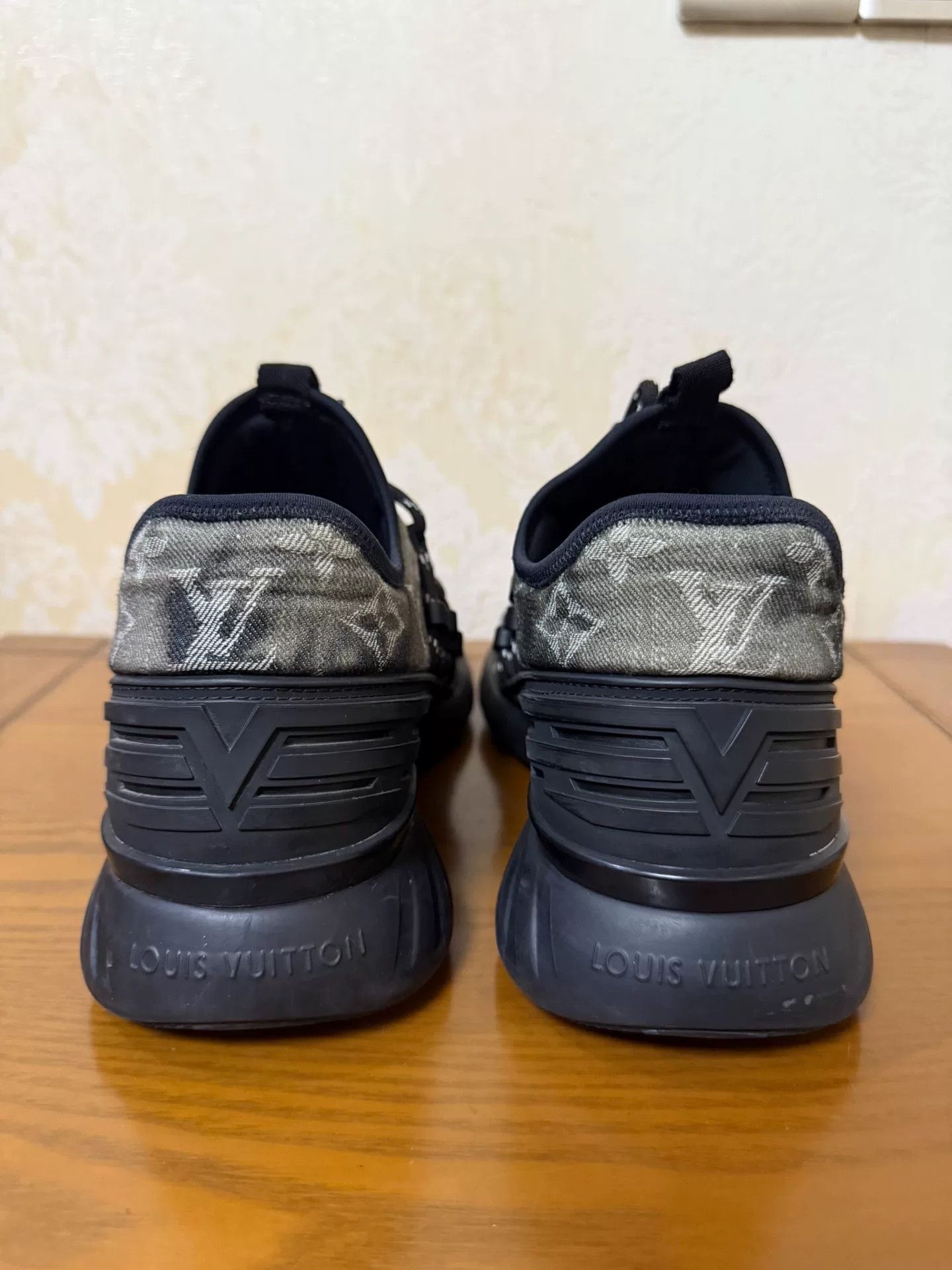 Louis Vuitton Louis Vuitton Denim Orange Lowtop Sneakers 41 Men Size US 8.5 / EU 41-42 - 3 Thumbnail
