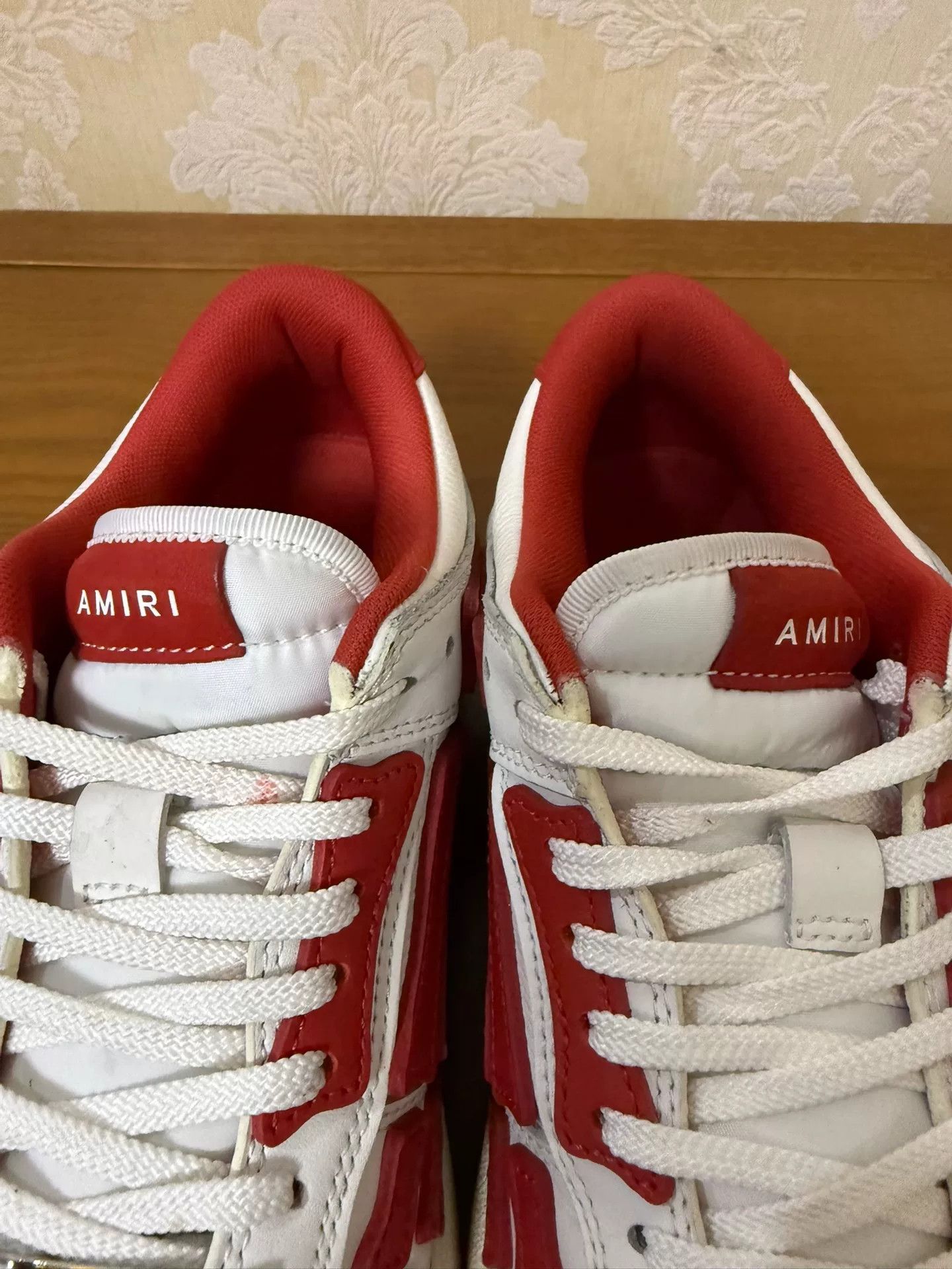 Amiri Amiri Red Lowtop Sneakers 9 Men Size US 9 / EU 42 - 6 Thumbnail