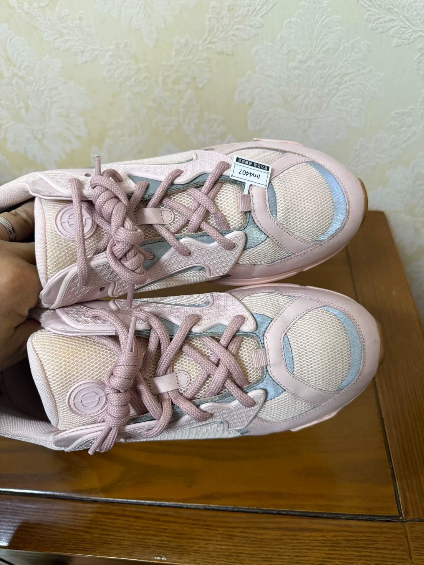 Dior Dior Pink Lowtop Sneakers 10 Men Size US 10 / EU 43 - 5 Thumbnail