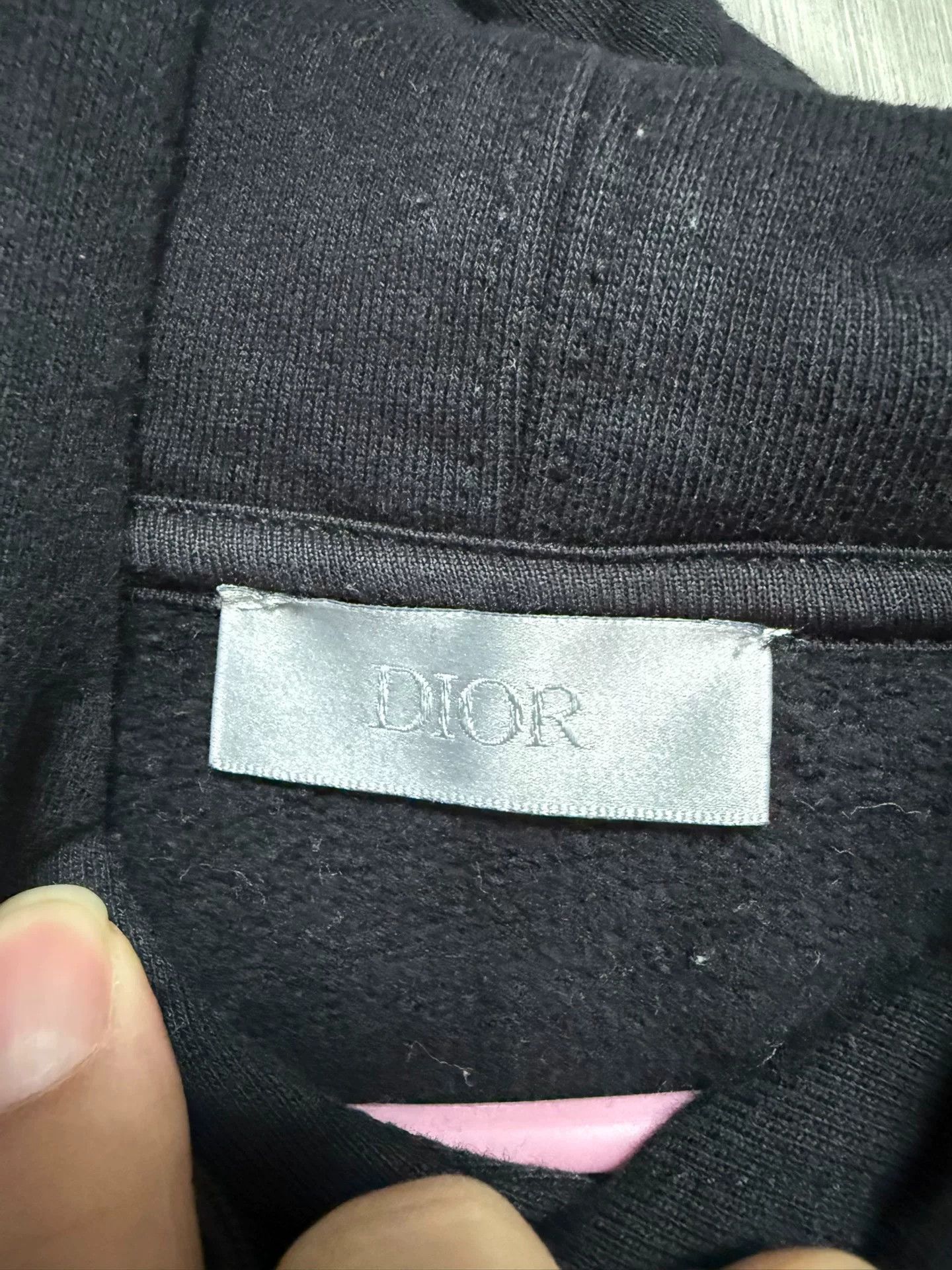 Dior Dior Black Hoodie l Men Size US L / EU 52-54 / 3 - 3 Thumbnail