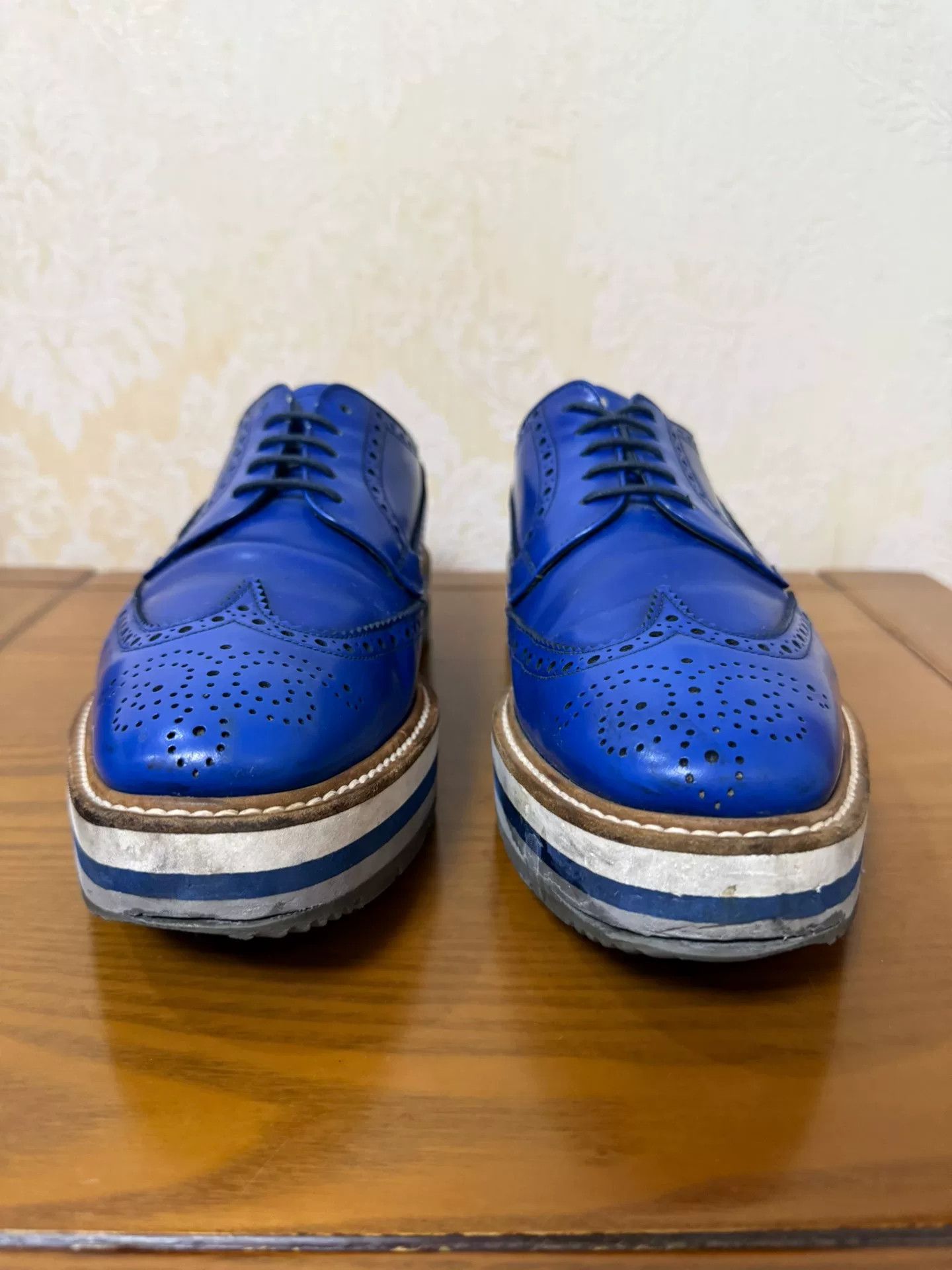 Prada Prada Orange Lowtop Sneakers 6.5 Men Size US 6.5 / EU 39-40 - 2 Thumbnail