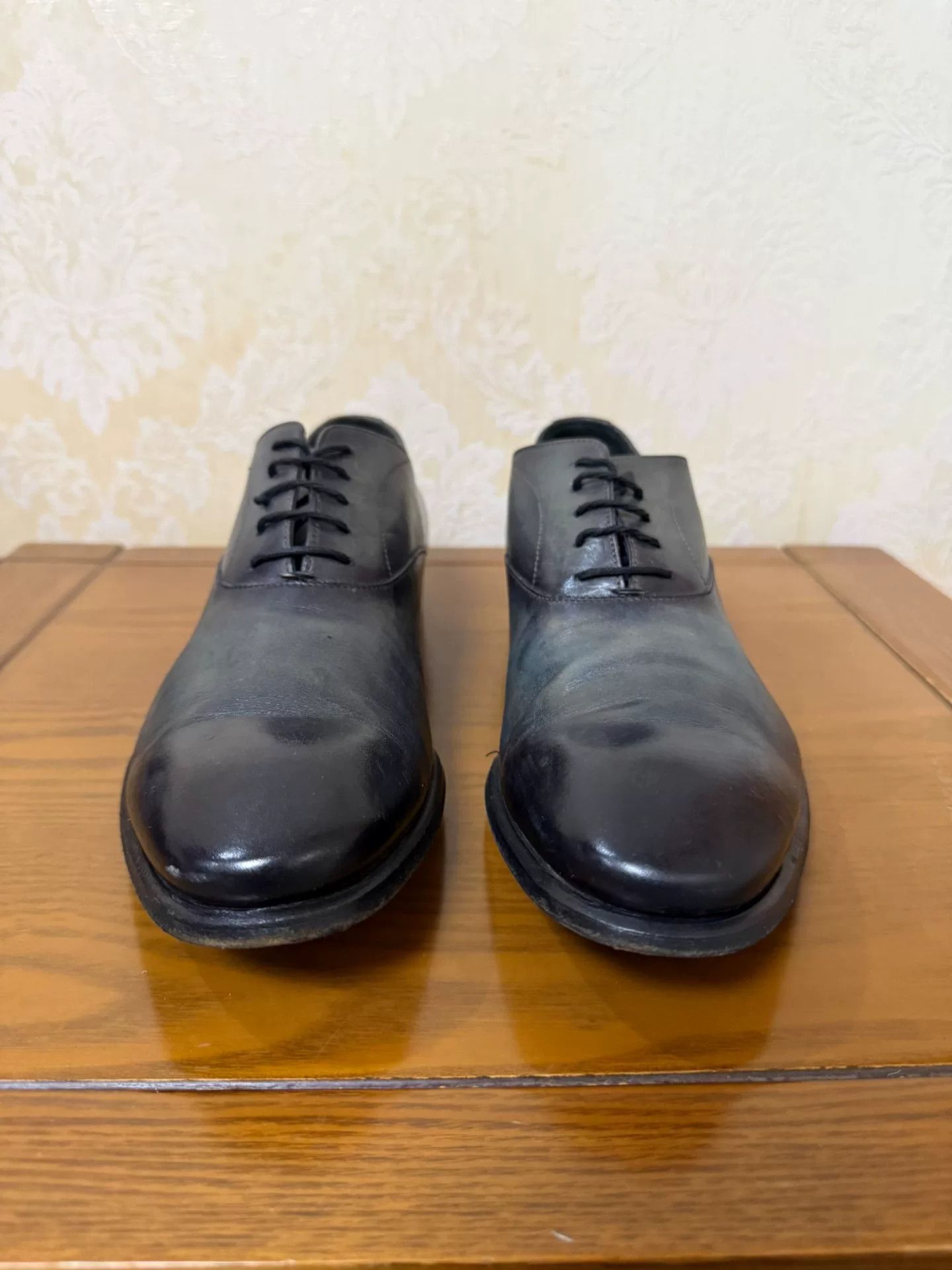 Saint Laurent Paris Saint Laurent Paris Formal Orange Leather Shoes 10 Men Size US 10 / EU 43 - 2 Thumbnail