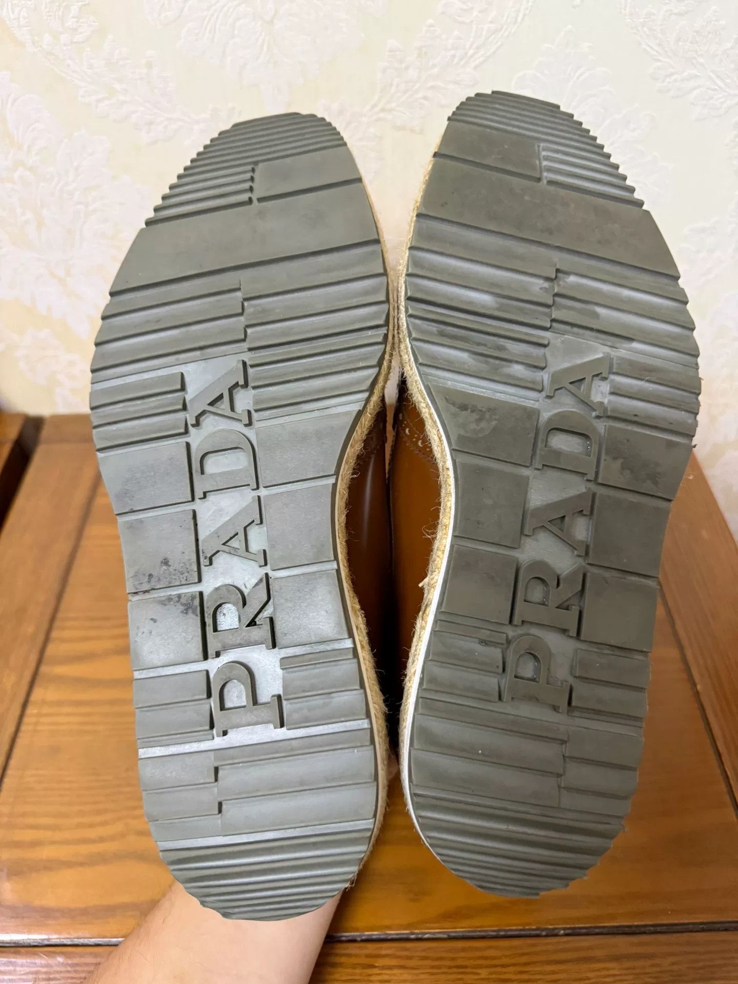 Prada Prada Orange Leather Shoes 10 Men Size US 10 / EU 43 - 4 Thumbnail