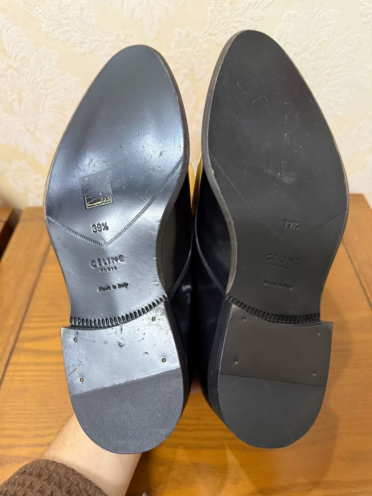 Celine Celine Metallic Gold Leather Shoes 6.5 Men Size US 6.5 / EU 39-40 - 4 Thumbnail