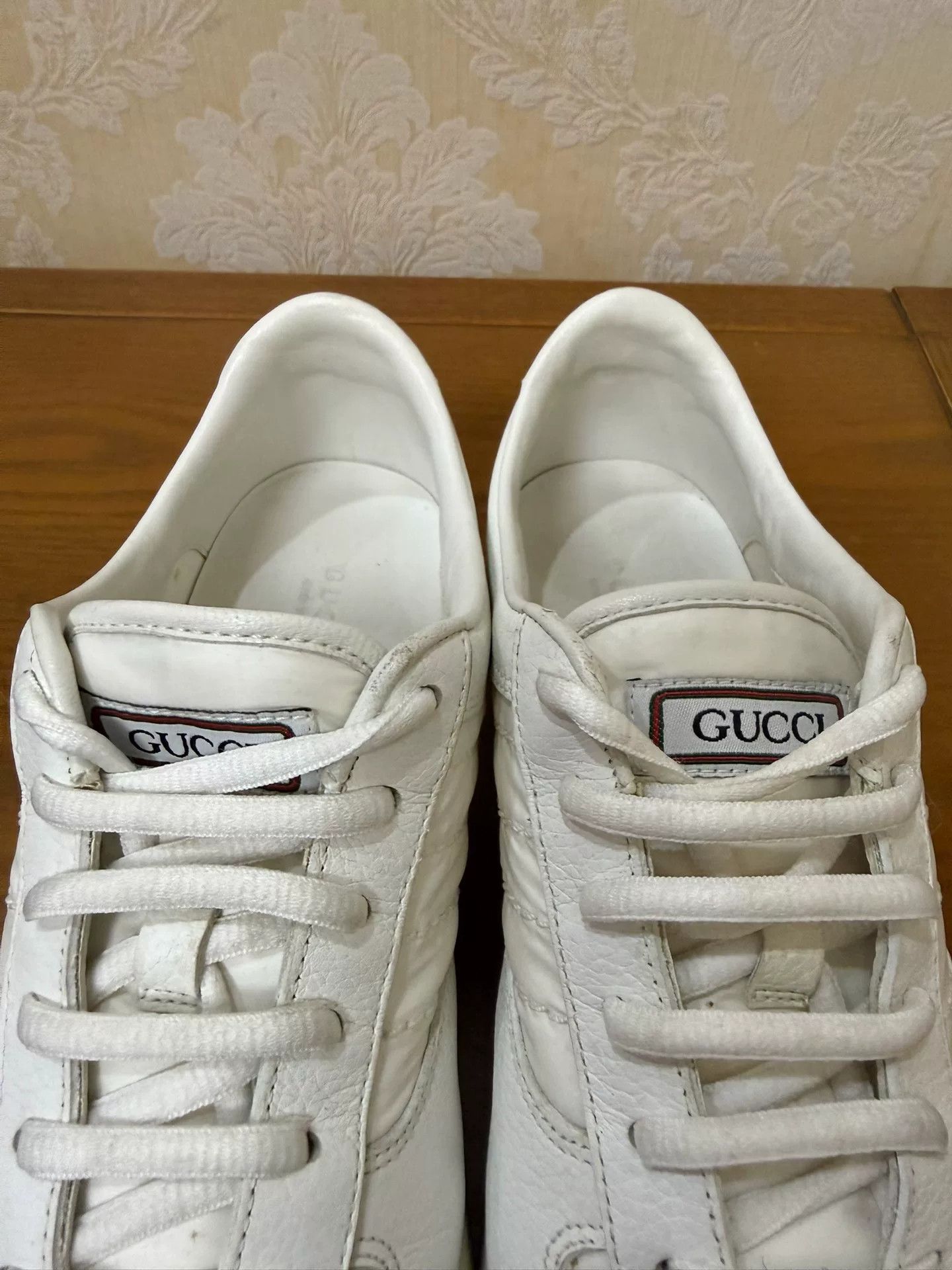 Gucci Gucci Orange Lowtop Sneakers us_8-5 Women Size US 8.5 / IT 38.5 - 7 Thumbnail