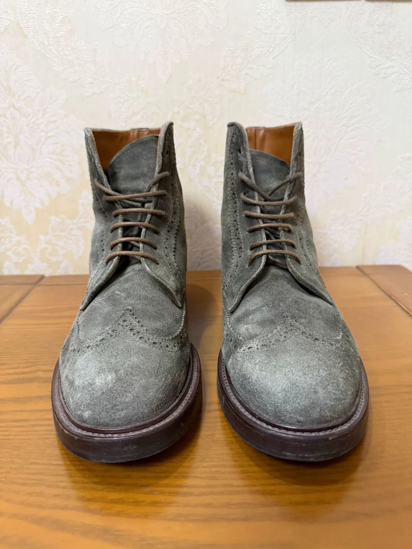 Brunello Cucinelli Brunello Cucinelli Leather Orange Boots 7 Men Size US 7 / EU 40 - 2 Thumbnail