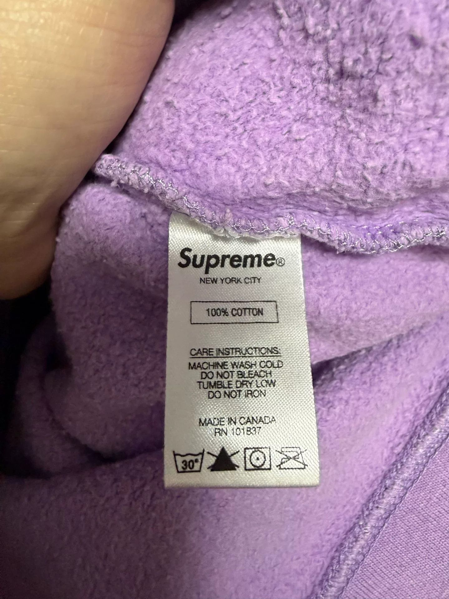 Supreme Supreme Retro Purple Hoodie l Men Size US L / EU 52-54 / 3 - 5 Thumbnail