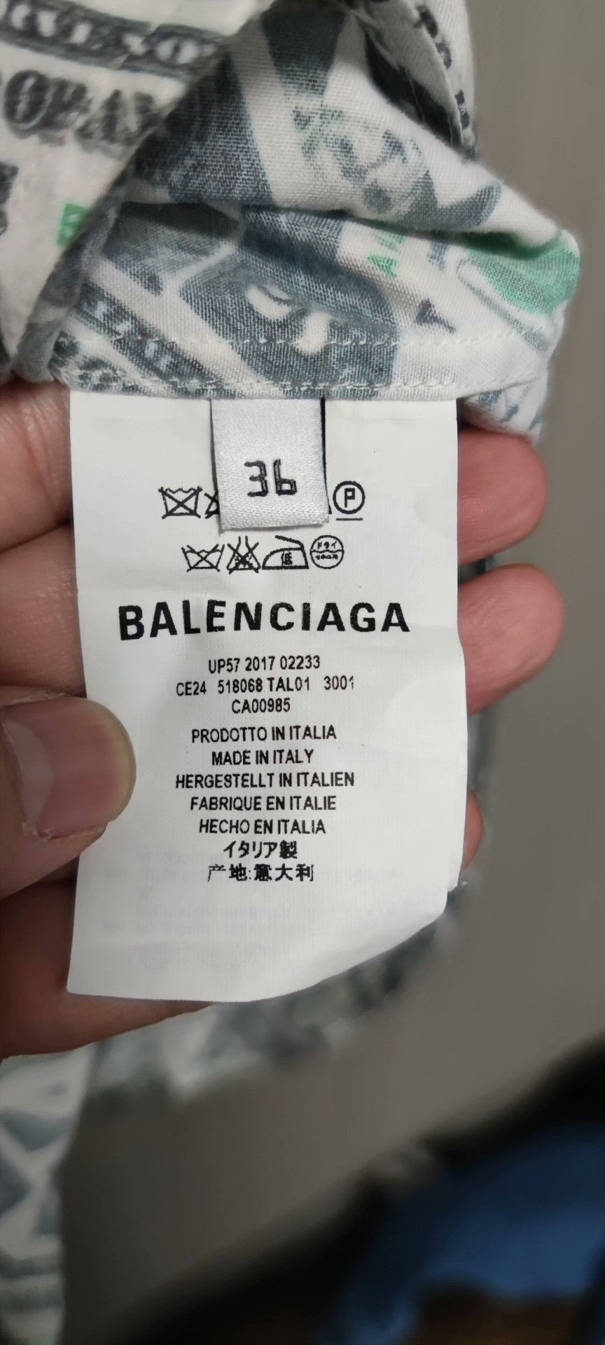 Balenciaga Balenciaga Gold Shirt 36 Men Size US S / EU 44-46 / 1 - 4 Thumbnail