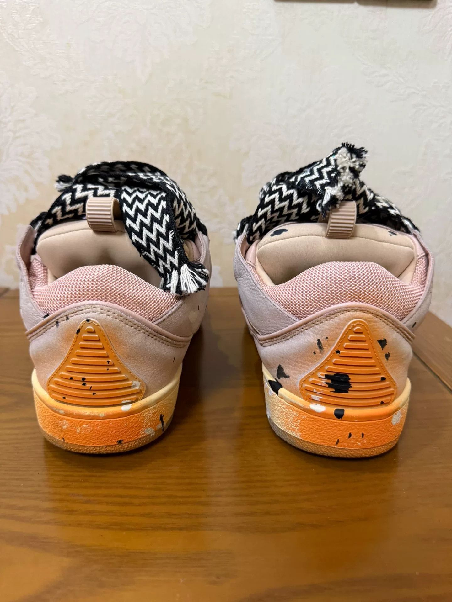 Lanvin Lanvin Collab Pink Lowtop Sneakers us_8 Women Size US 8 / IT 38 - 3 Thumbnail