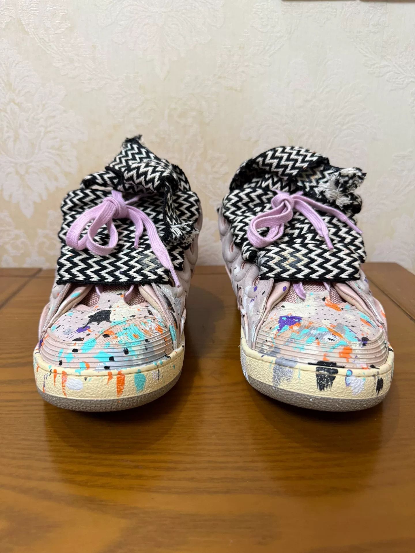 Lanvin Lanvin Collab Pink Lowtop Sneakers us_8 Women Size US 8 / IT 38 - 2 Thumbnail