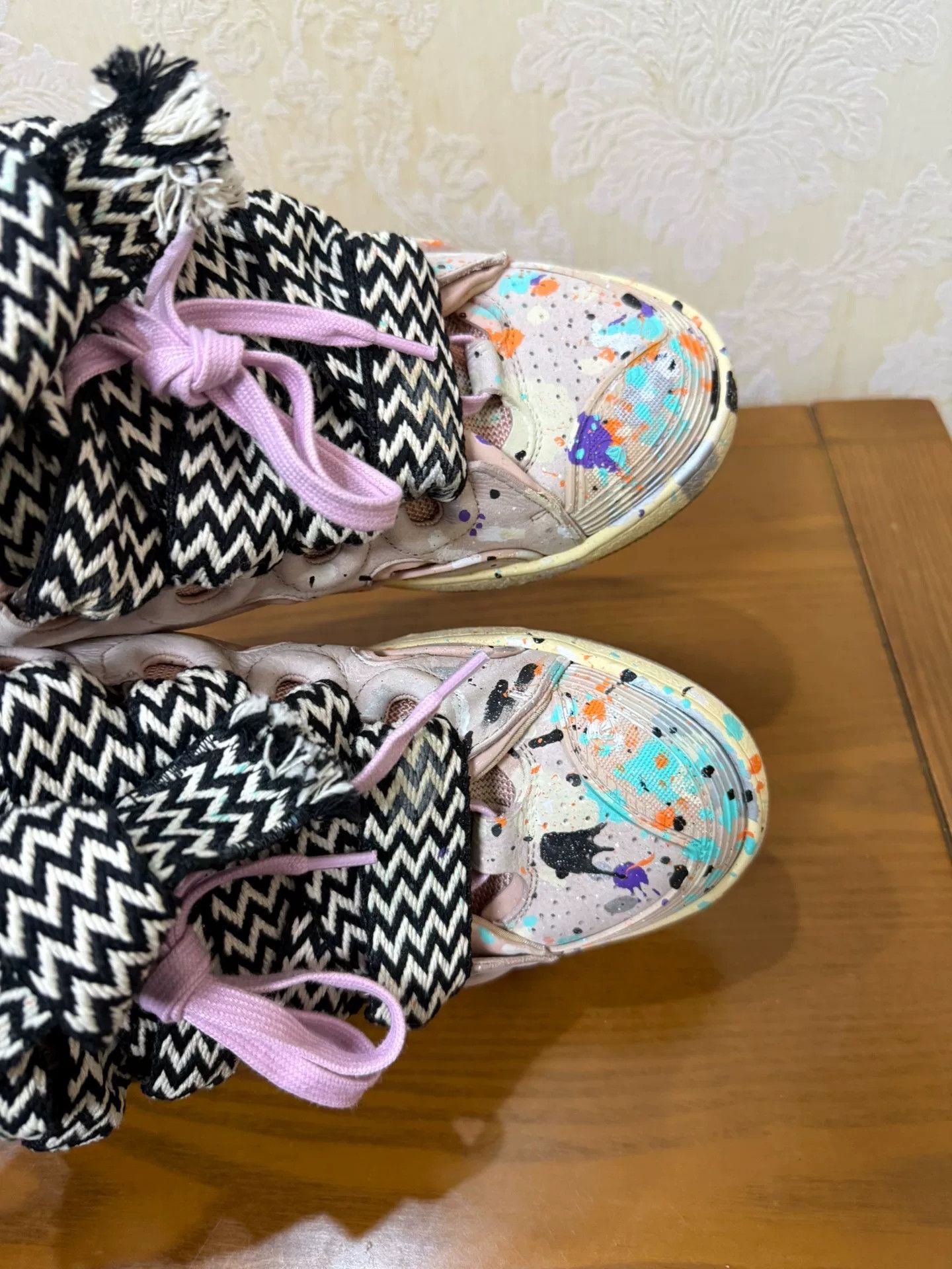 Lanvin Lanvin Collab Pink Lowtop Sneakers us_8 Women Size US 8 / IT 38 - 5 Thumbnail