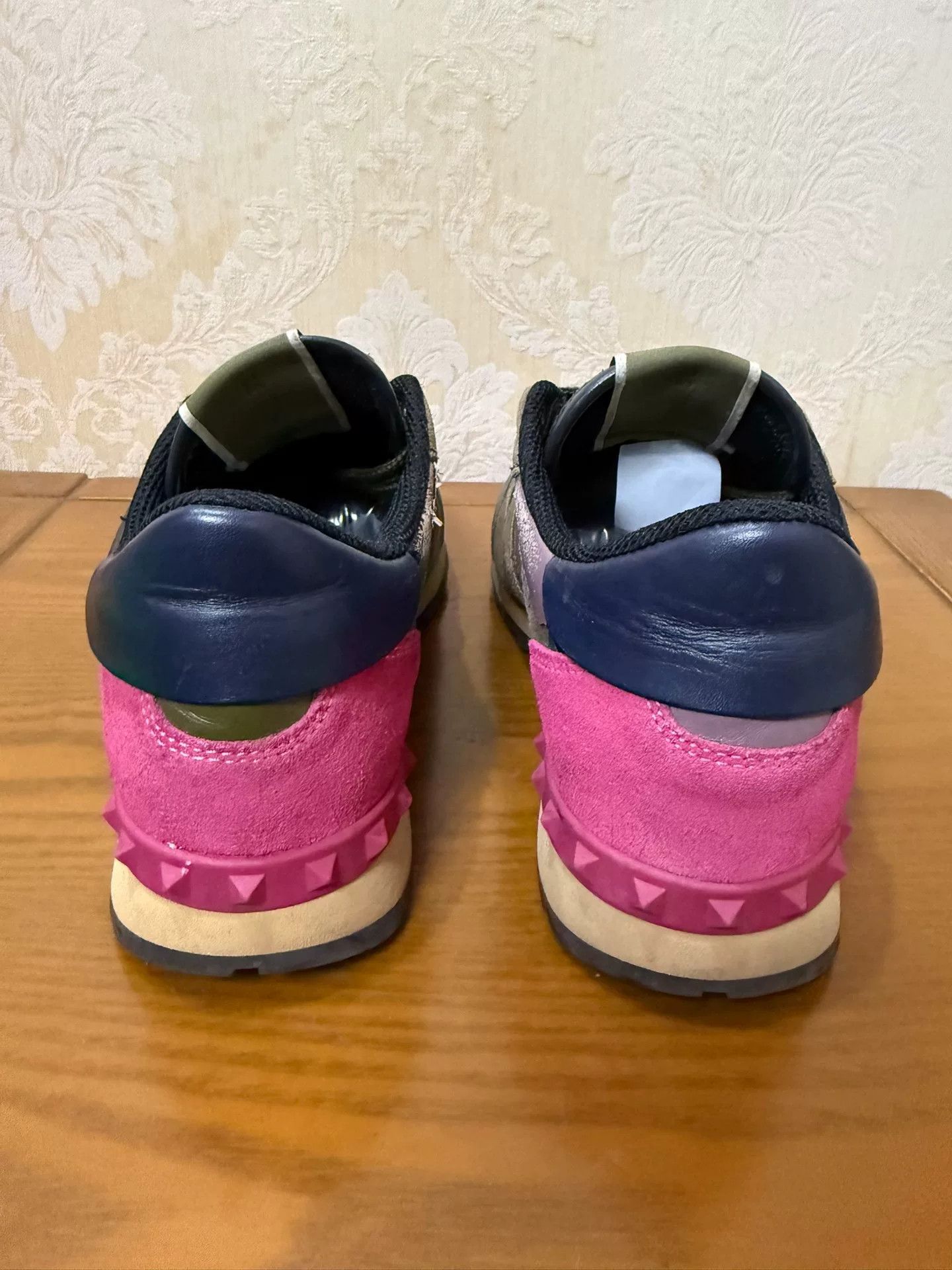 Valentino Valentino Running Camo Orange Lowtop Sneakers us_8 Women Size US 8 / IT 38 - 3 Thumbnail