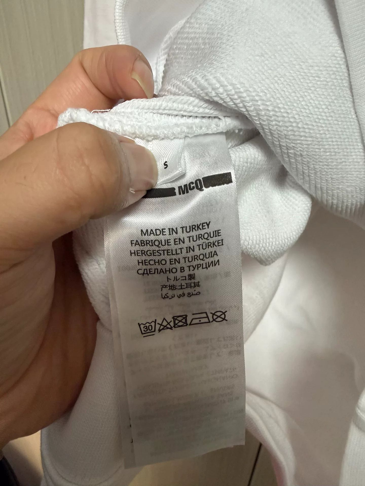 Alexander McQueen Alexander McQueen White Hoodie S Women Size S / US 4 / IT 40 - 4 Thumbnail