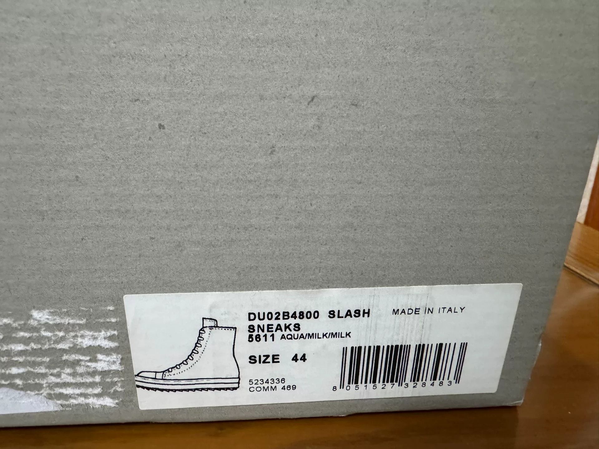 Rick Owens Rick Owens Blue Hitop Sneakers 11 Men Size US 11 / EU 44 - 3 Thumbnail