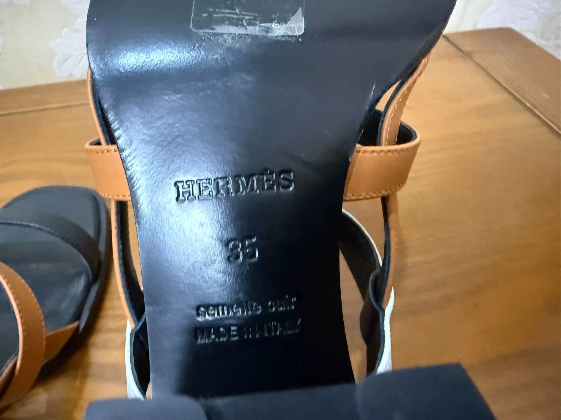 Hermes Hermes Silver Sandals us_7 Women Size US 7 / IT 37 - 5 Thumbnail
