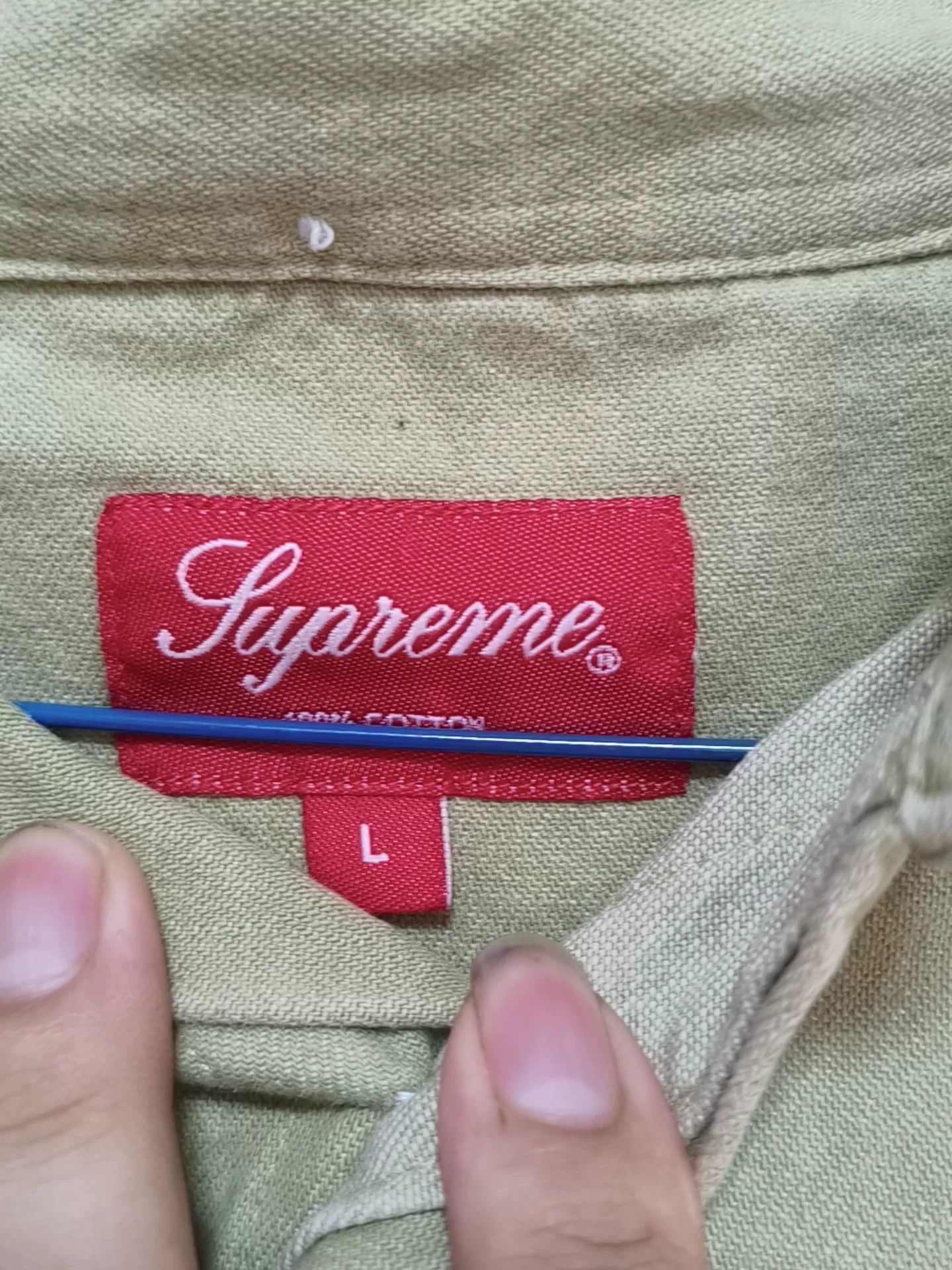 Supreme Supreme Orange Shirt l Men Size US L / EU 52-54 / 3 - 3 Thumbnail