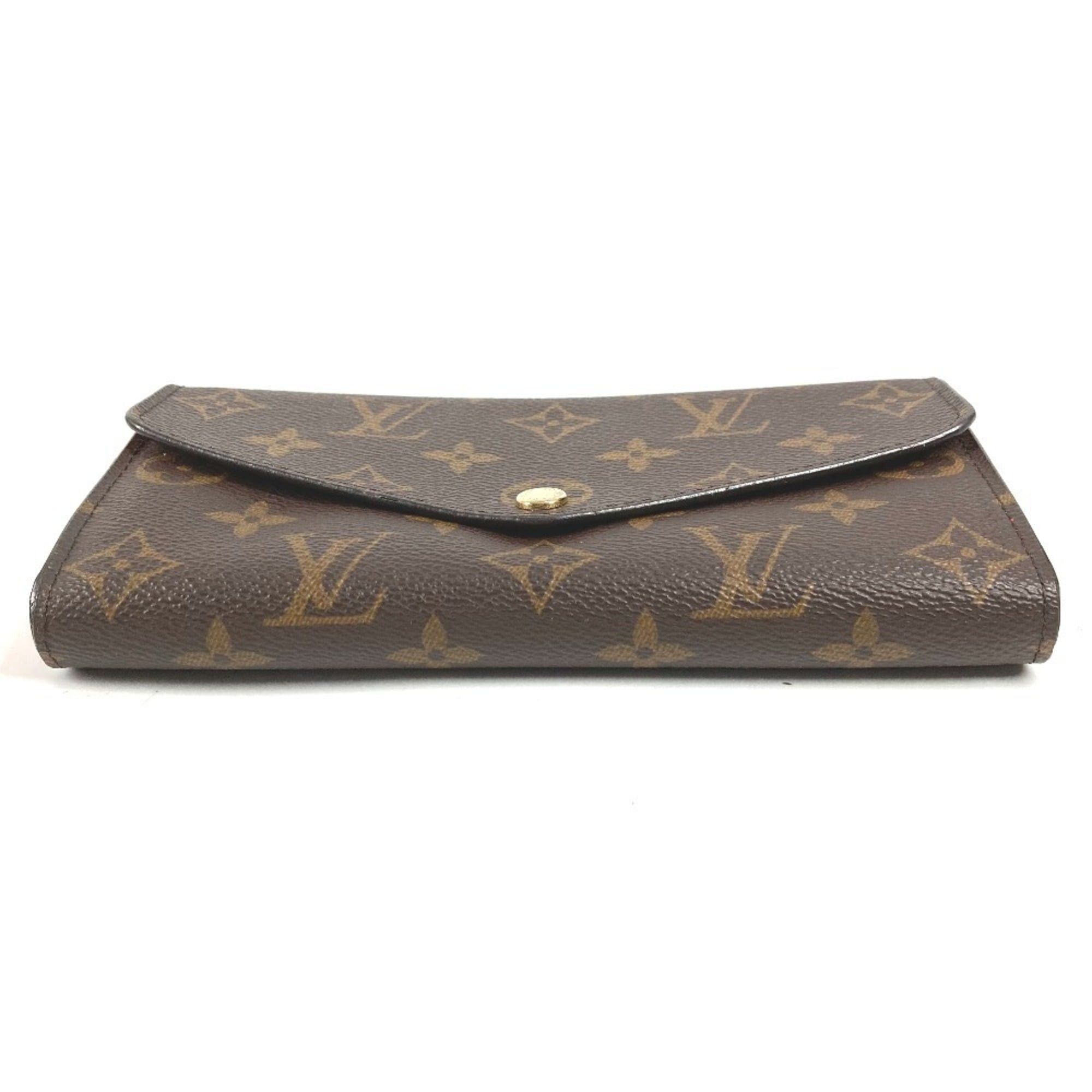Louis Vuitton LOUIS VUITTON M62236 Monogram Portefeuille Sarah Bi-fold Long Wallet, Flap Canvas, Men's and Women's, Coquelicot Brown Size ONE SIZE - 5 Thumbnail