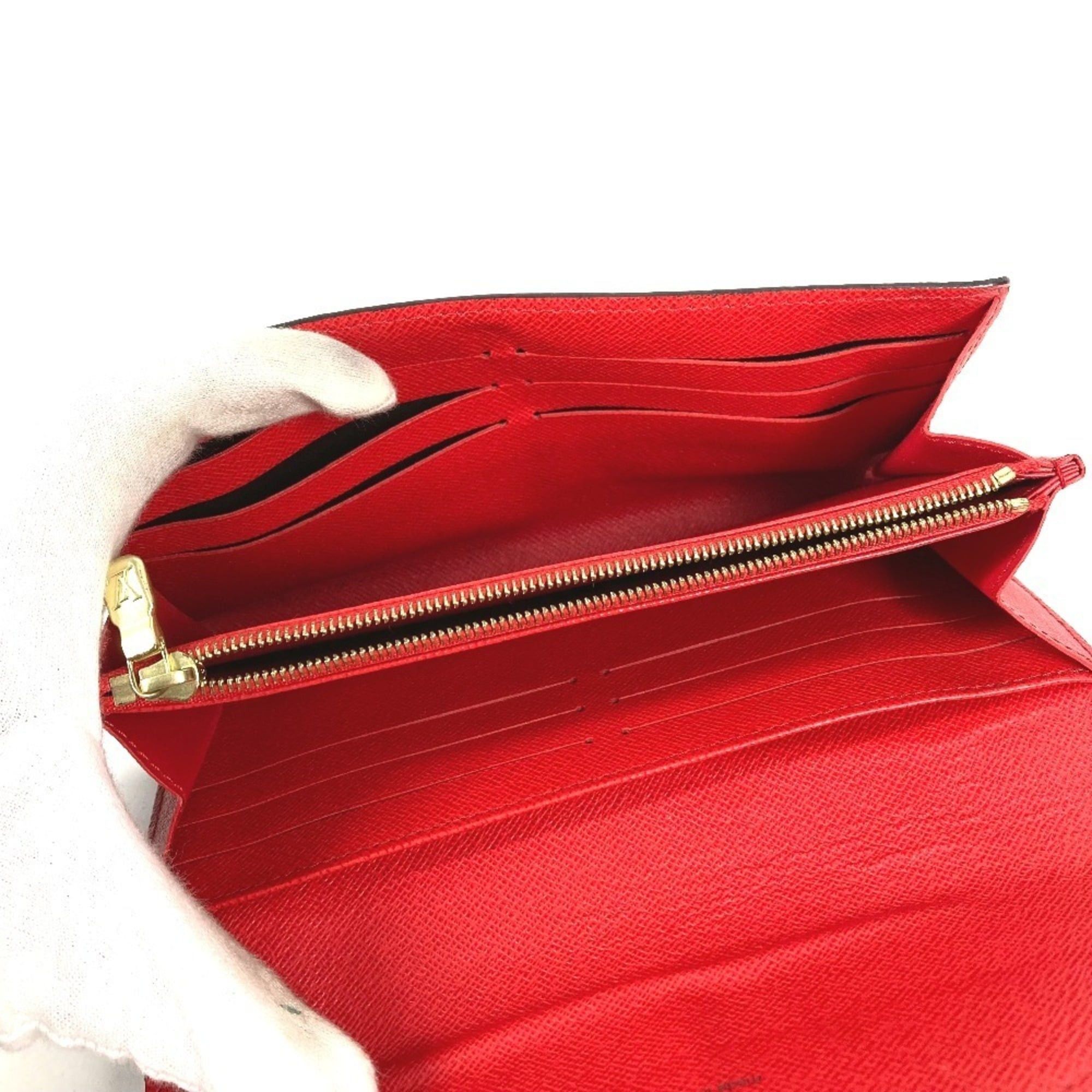 Louis Vuitton LOUIS VUITTON M62236 Monogram Portefeuille Sarah Bi-fold Long Wallet, Flap Canvas, Men's and Women's, Coquelicot Brown Size ONE SIZE - 11 Thumbnail