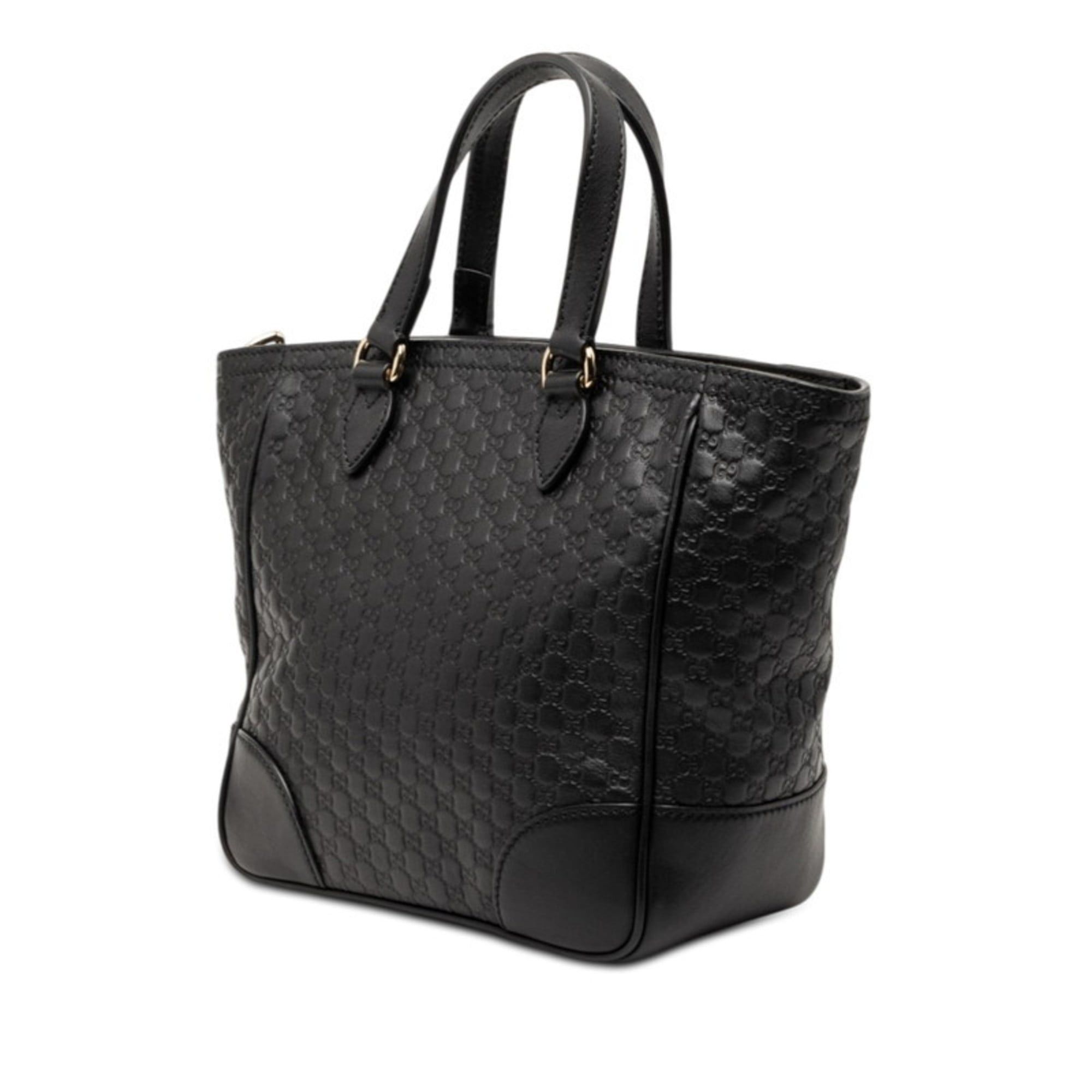 Gucci Gucci Microguccissima Handbag Shoulder Bag 2WAY 449241 Black Leather Women's GUCCI Size ONE SIZE - 2 Thumbnail