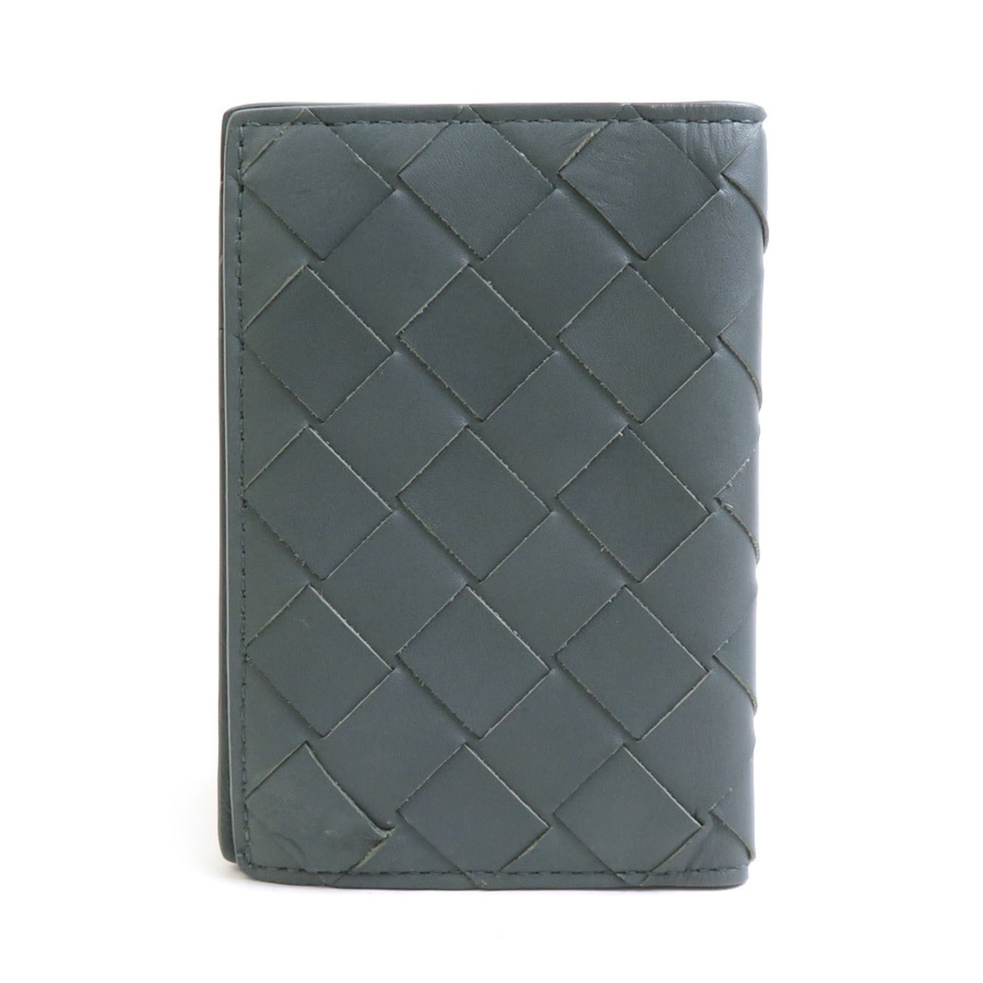 Bottega Veneta Bottega Veneta business card holder/card case, Intrecciato leather, gray, women's, free shipping, h32046k Size ONE SIZE - 2 Thumbnail