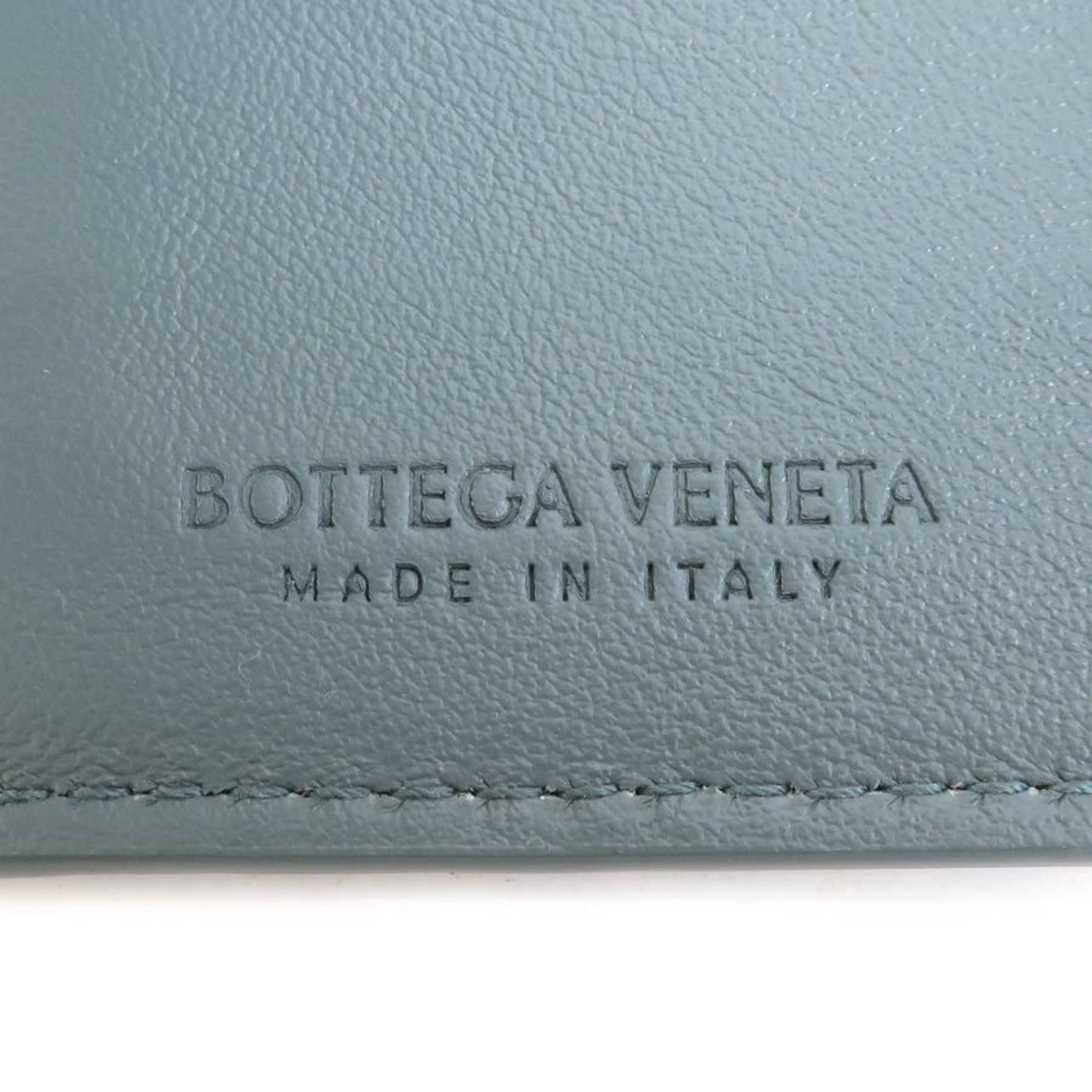 Bottega Veneta Bottega Veneta business card holder/card case, Intrecciato leather, gray, women's, free shipping, h32046k Size ONE SIZE - 7 Thumbnail