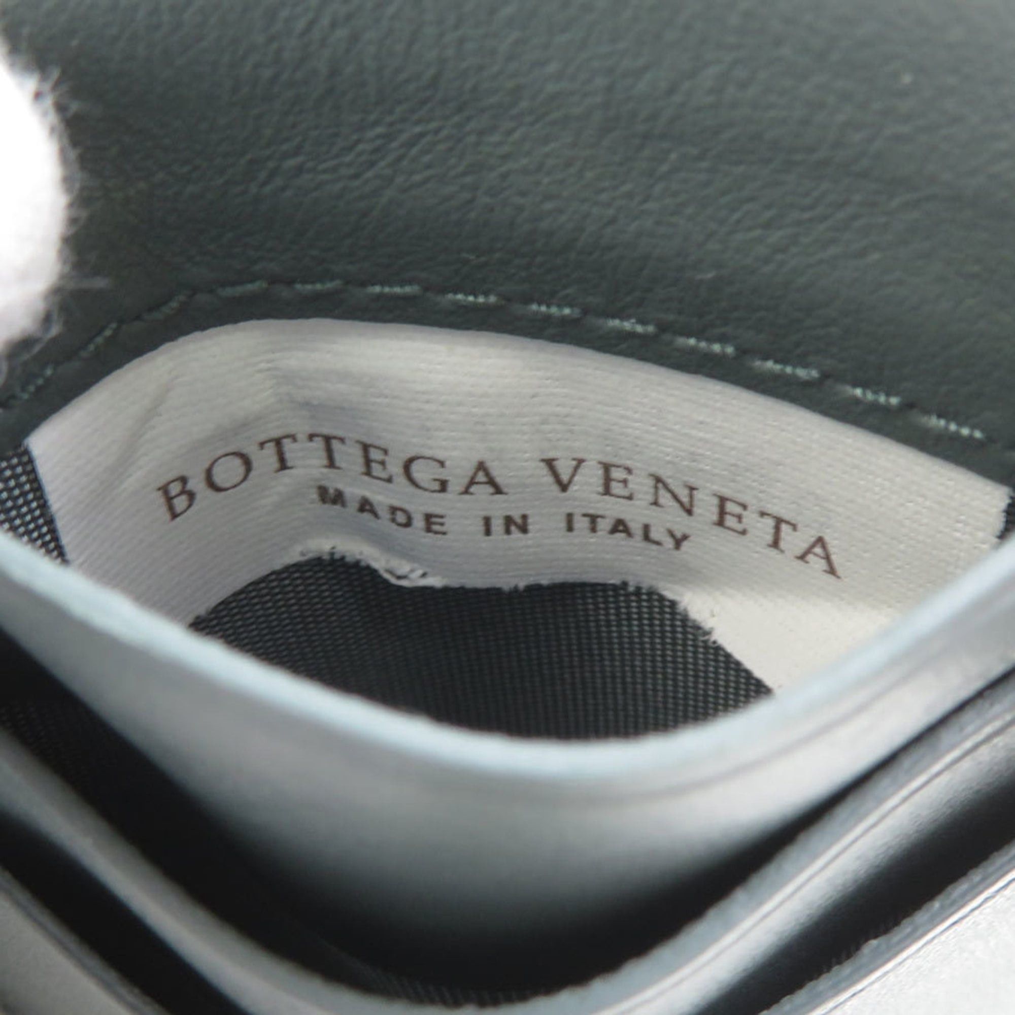 Bottega Veneta Bottega Veneta business card holder/card case, Intrecciato leather, gray, women's, free shipping, h32046k Size ONE SIZE - 8 Thumbnail