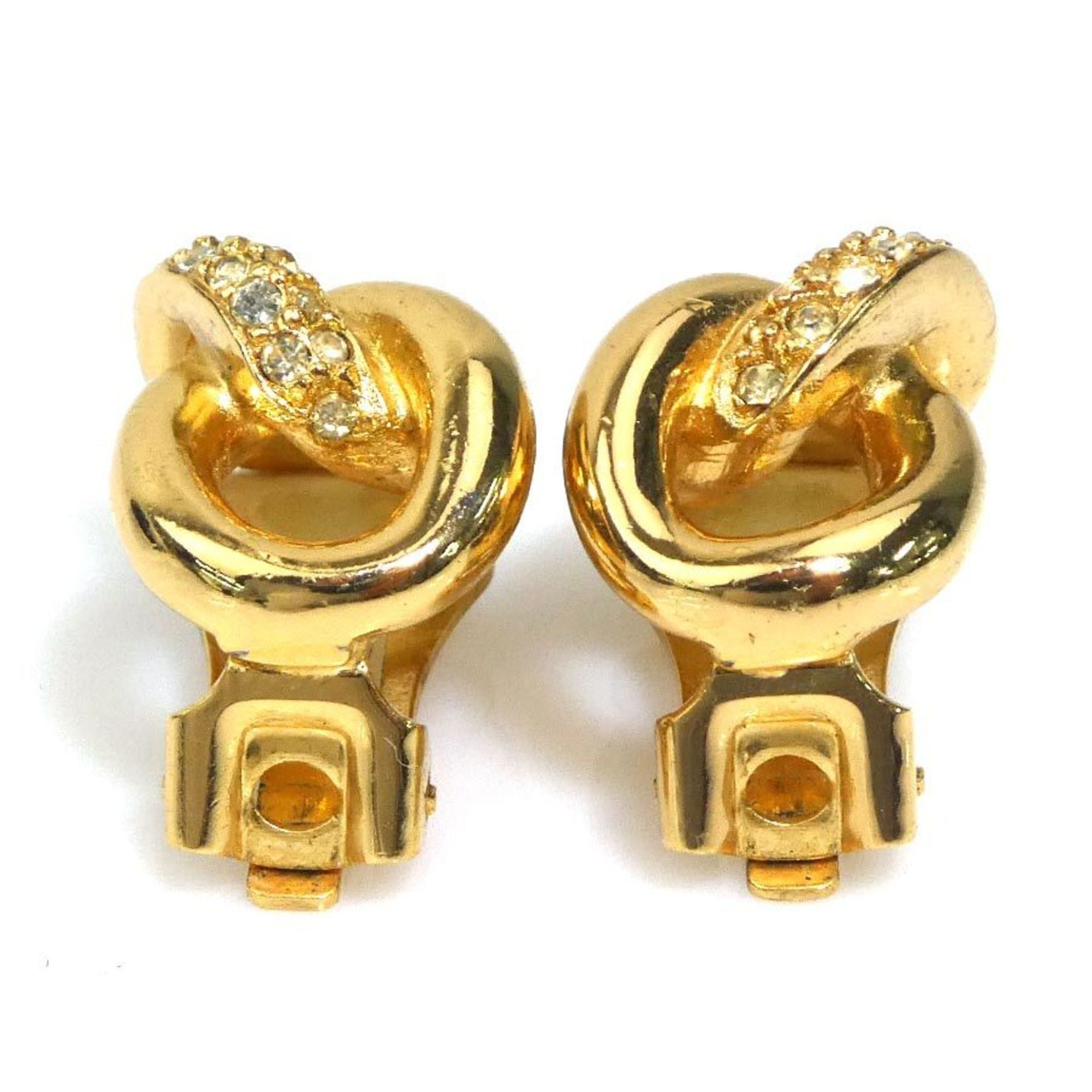 Dior Christian Dior Earrings, Metal, Gold, Women's, Free Shipping, h32057a Size ONE SIZE - 5 Thumbnail