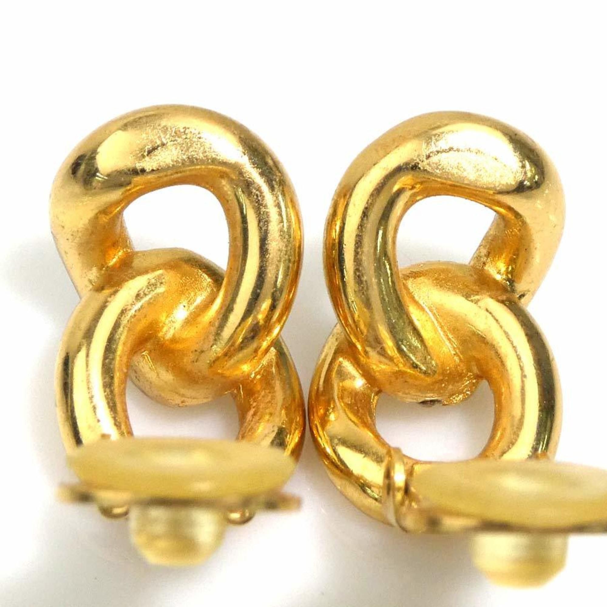 Dior Christian Dior Earrings, Metal, Gold, Women's, Free Shipping, h32057a Size ONE SIZE - 7 Thumbnail