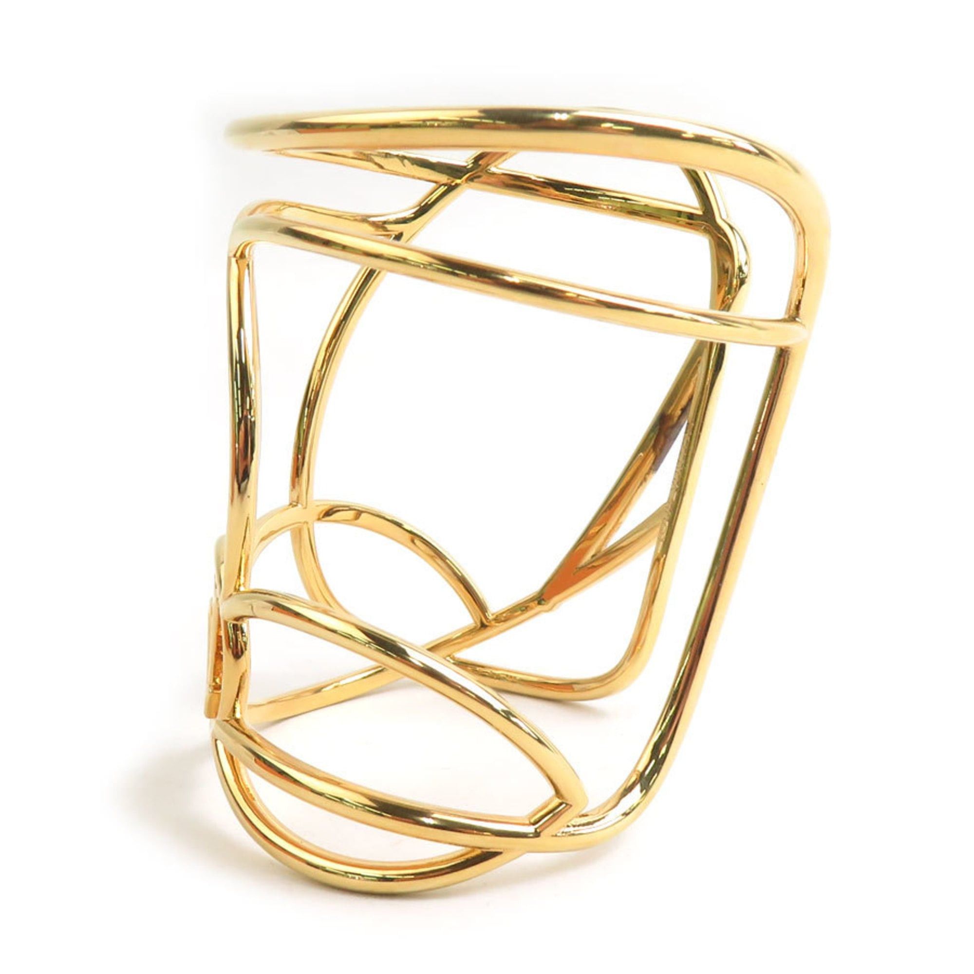 Louis Vuitton Louis Vuitton Bangle Bracelet Cuff Philgram Metal Gold Women's M1471M Free Shipping h32050a Size ONE SIZE - 4 Thumbnail
